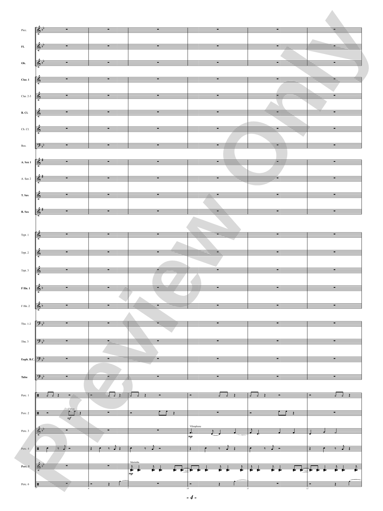 Se-SAW: Concert Band Conductor Score & Parts