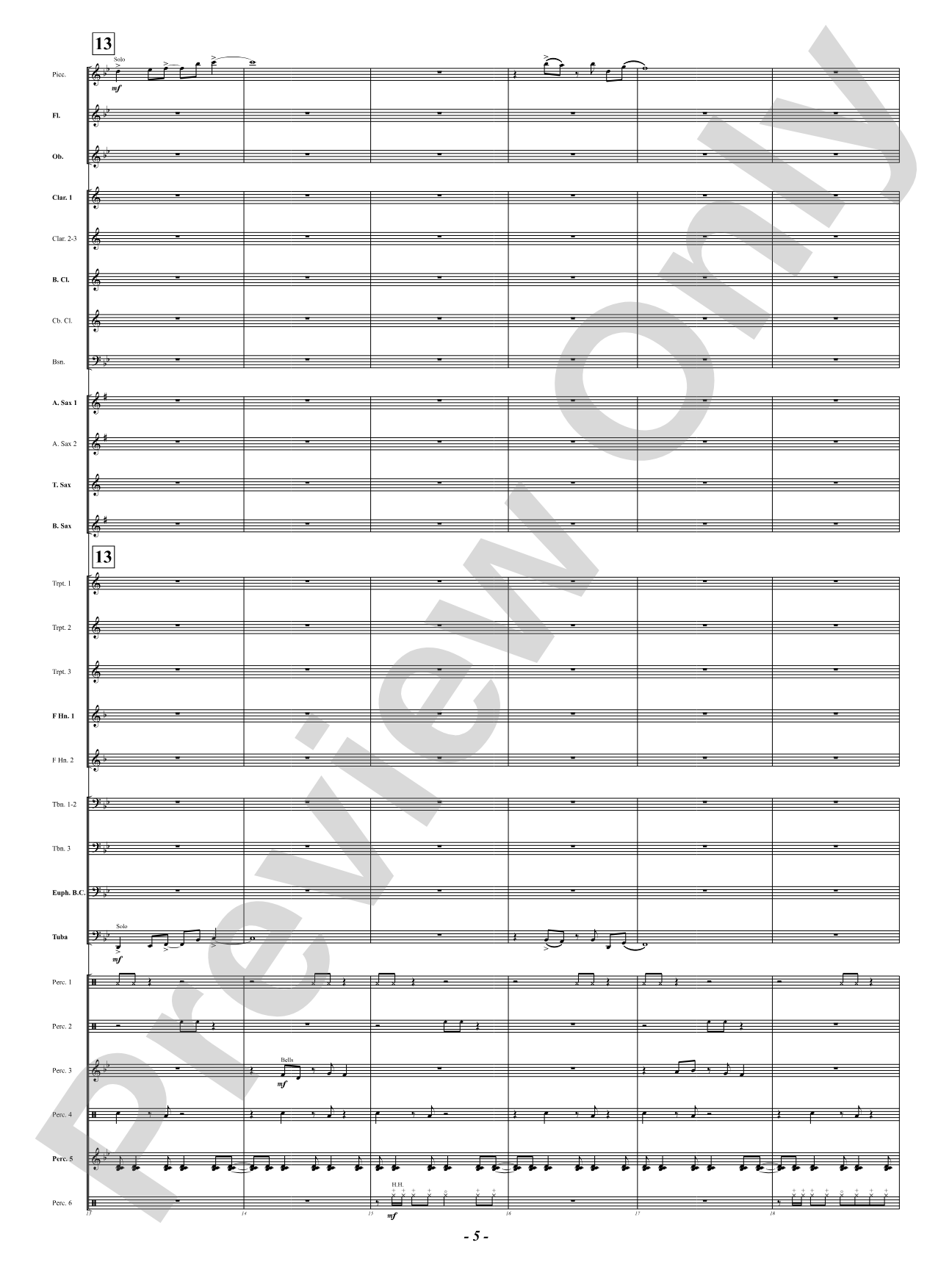 Se-SAW: Concert Band Conductor Score & Parts