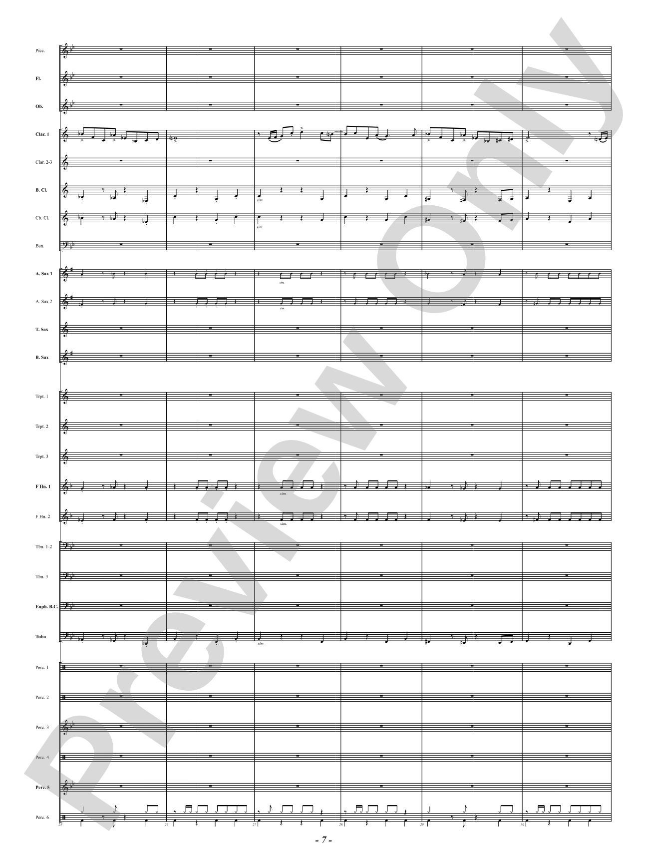 Se-SAW: Concert Band Conductor Score & Parts