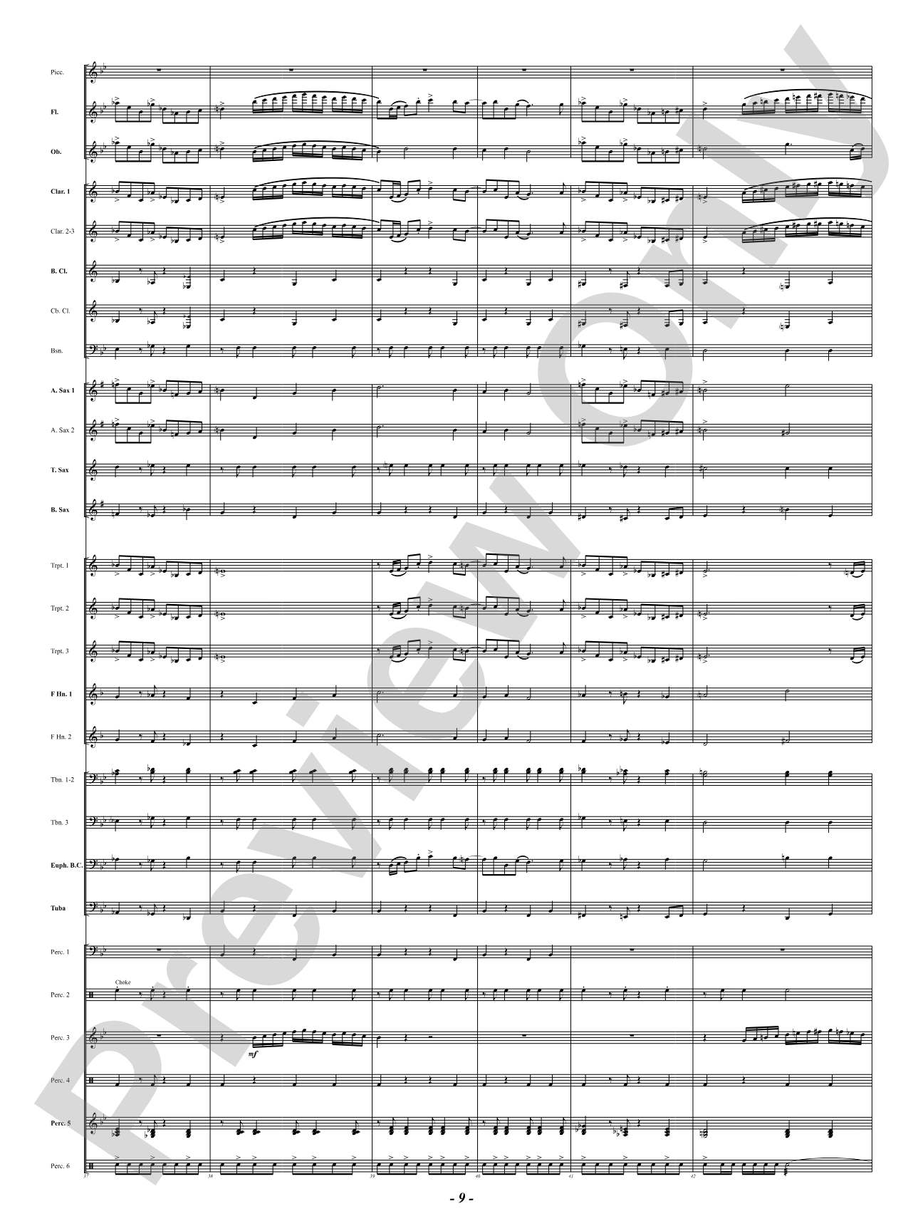Se-SAW: Concert Band Conductor Score & Parts
