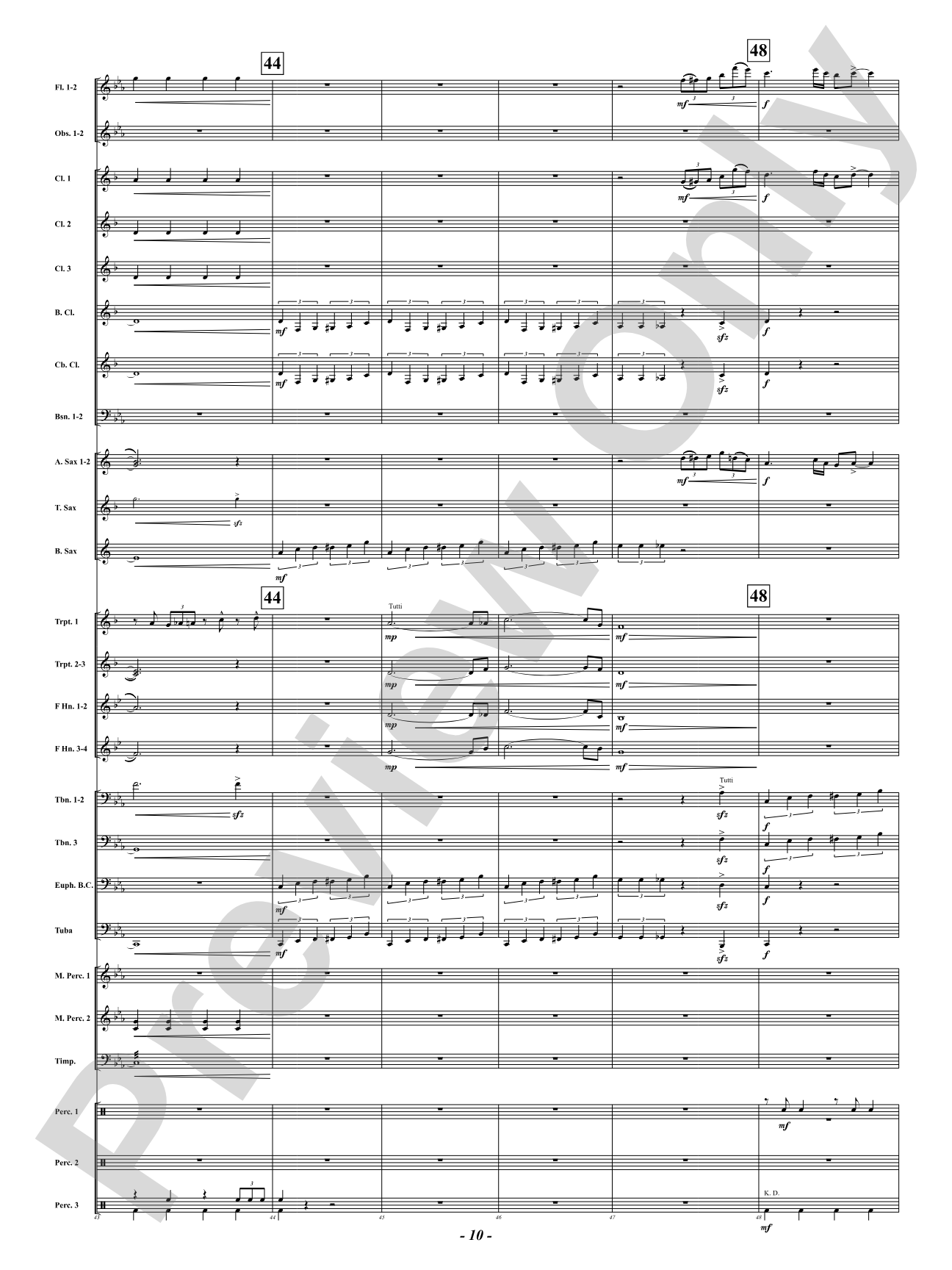 Mississippi Blue: Concert Band Conductor Score & Parts