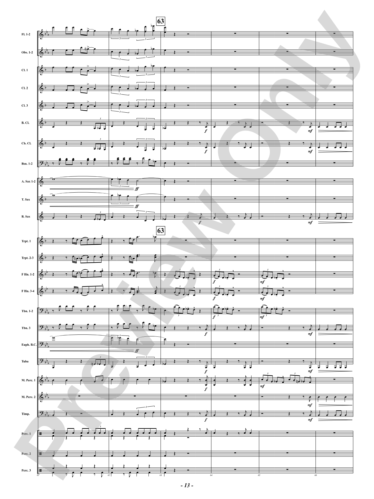 Mississippi Blue: Concert Band Conductor Score & Parts