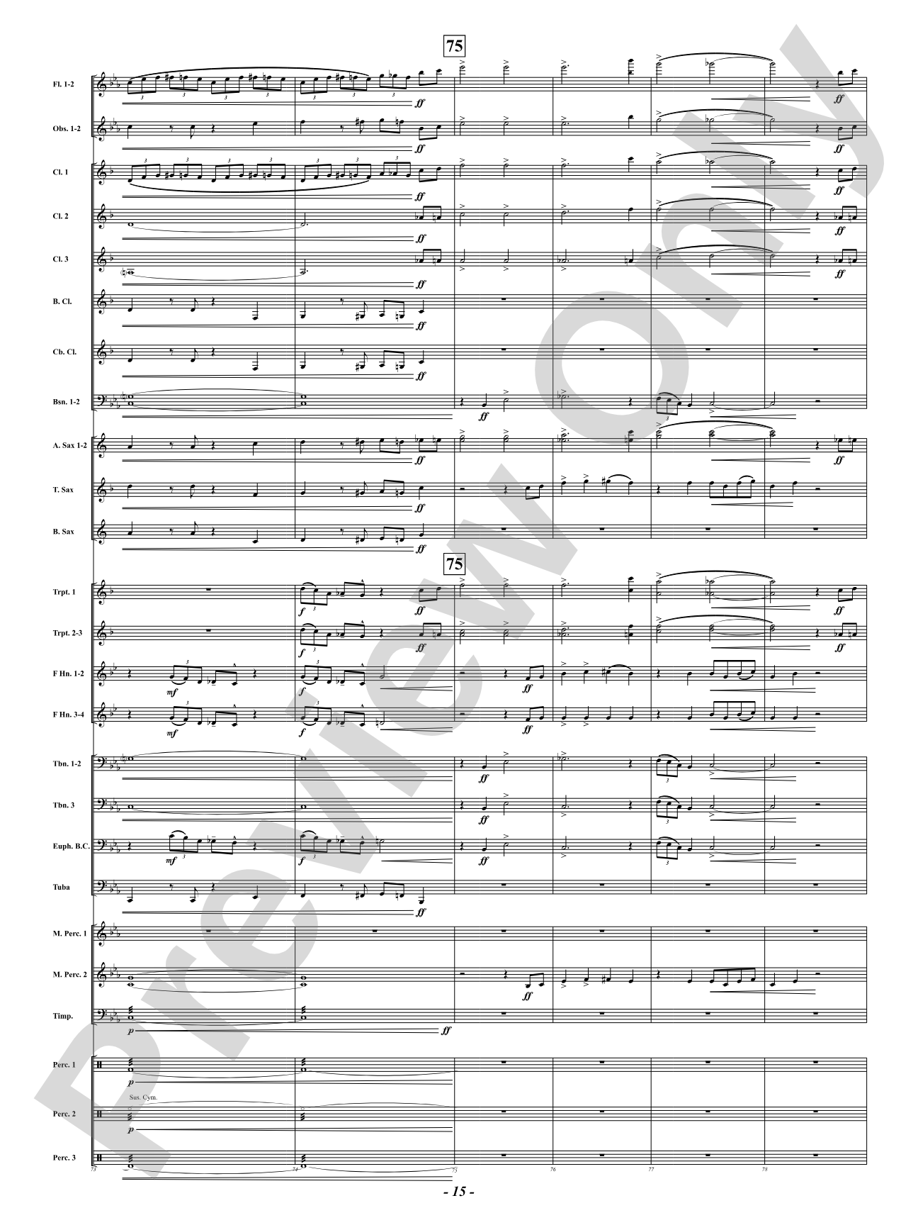 Mississippi Blue: Concert Band Conductor Score & Parts