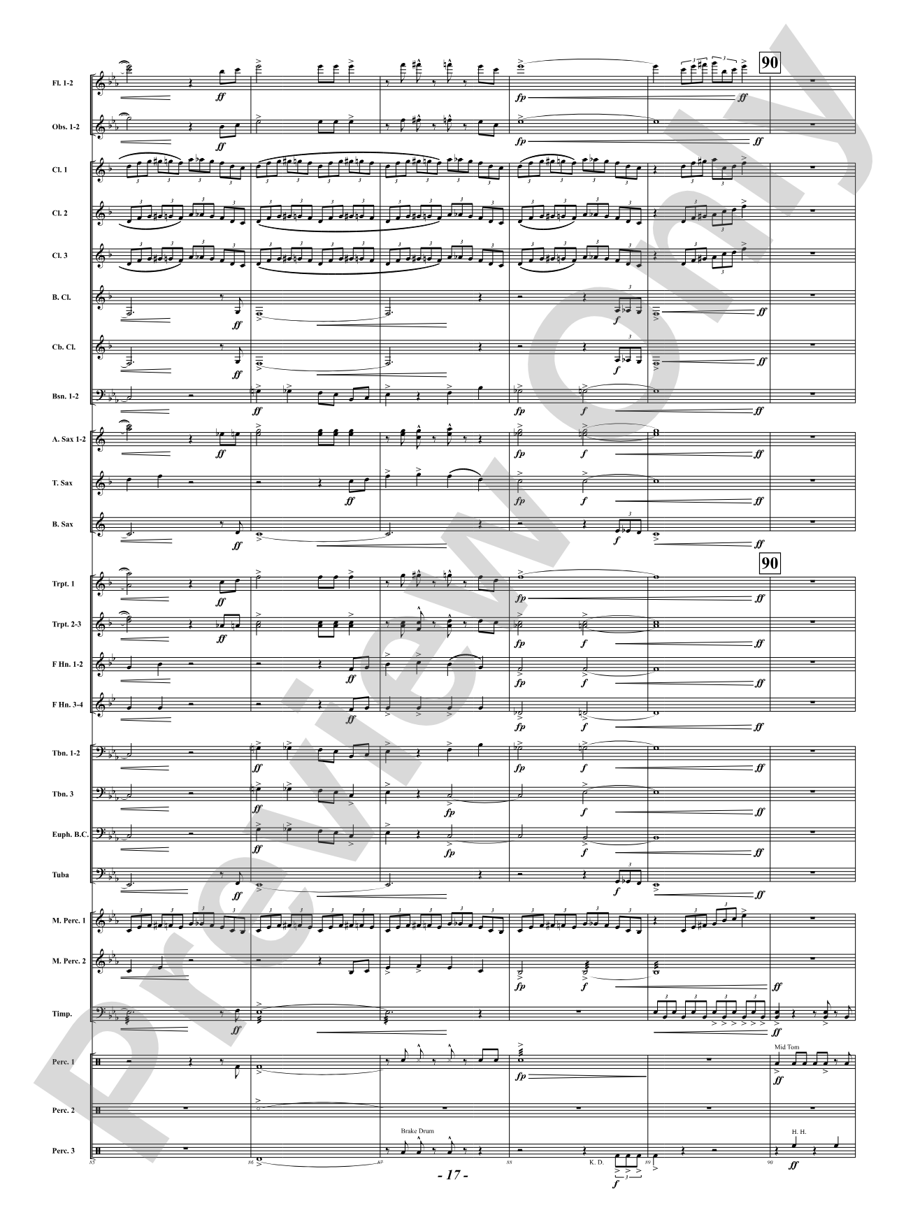 Mississippi Blue: Concert Band Conductor Score & Parts