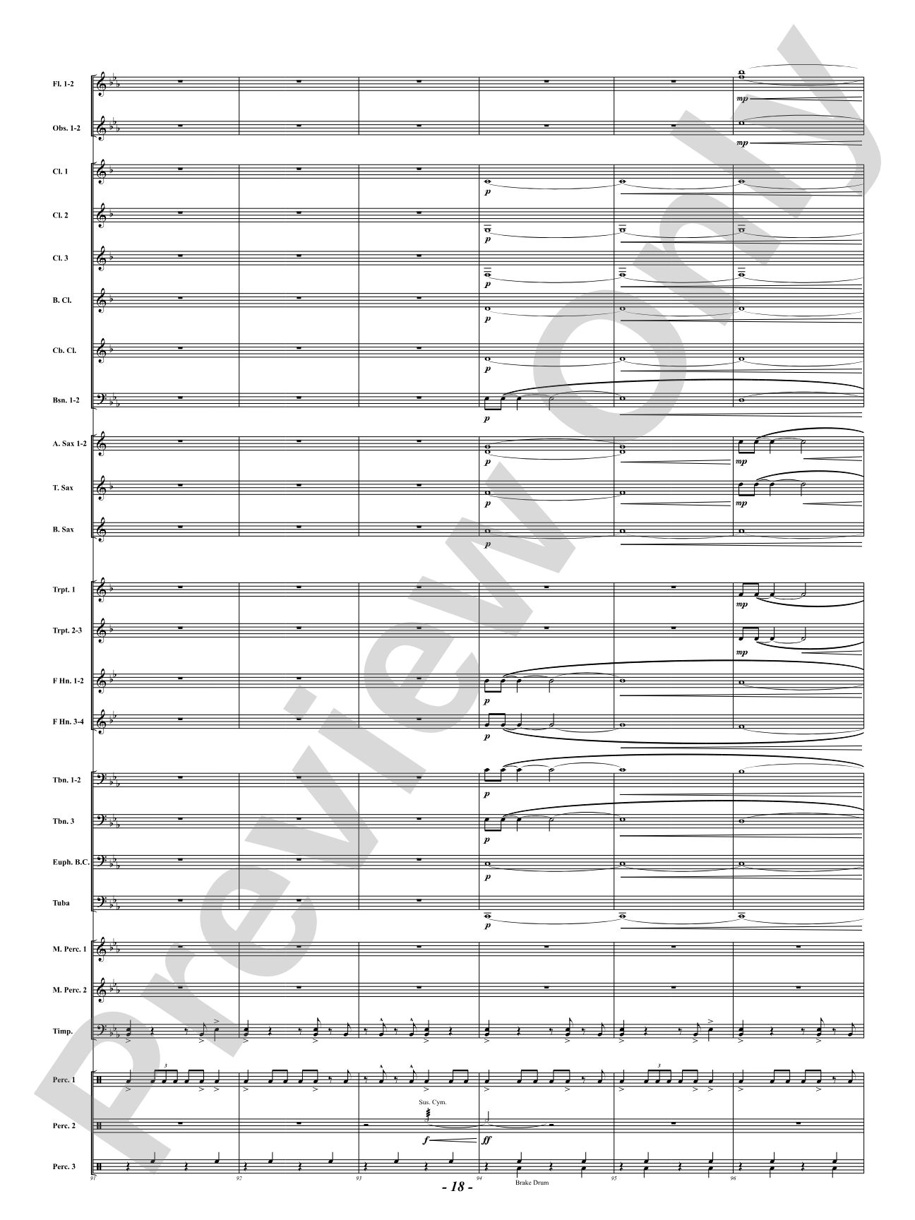 Mississippi Blue: Concert Band Conductor Score & Parts