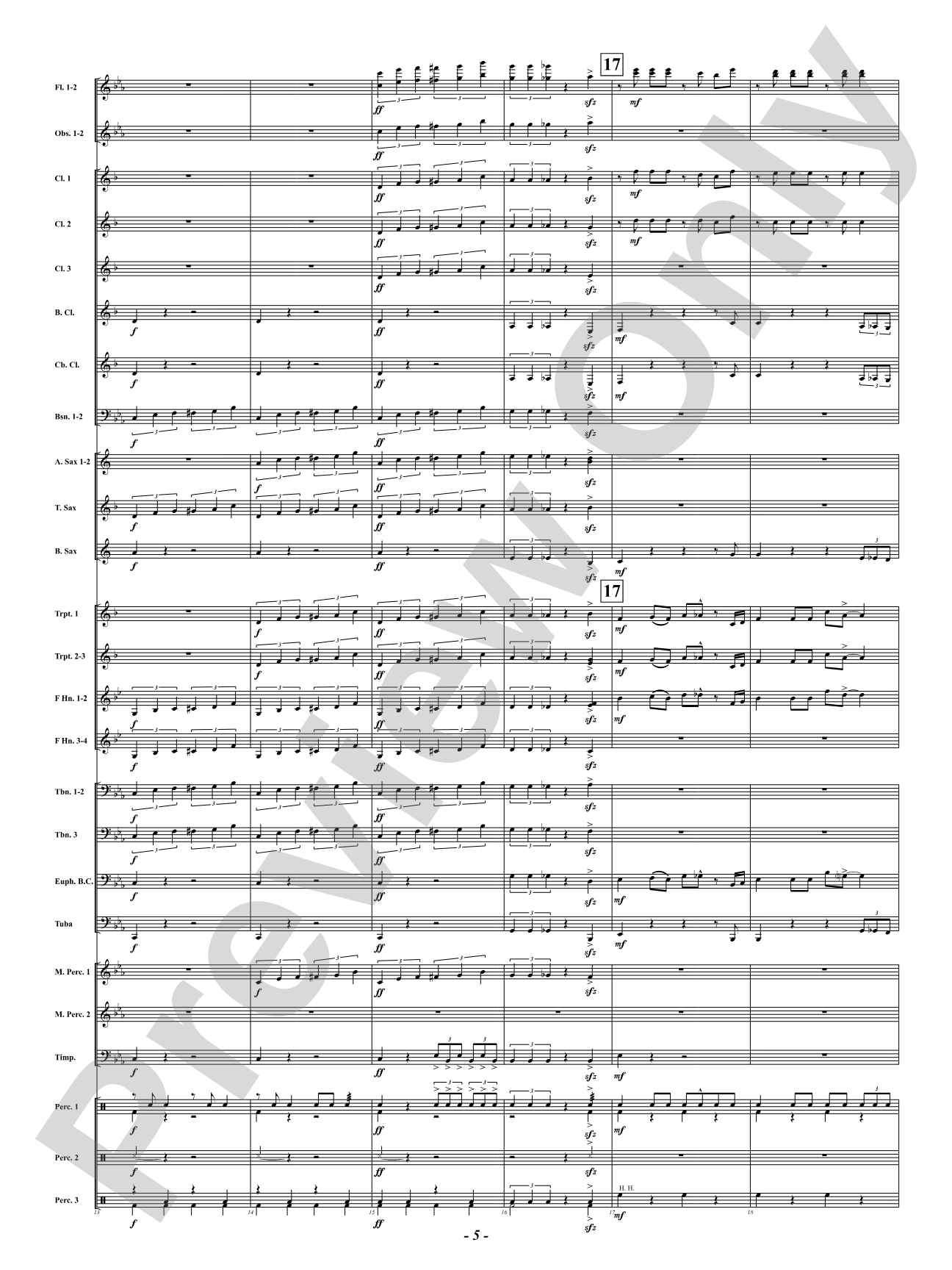 Mississippi Blue: Concert Band Conductor Score & Parts