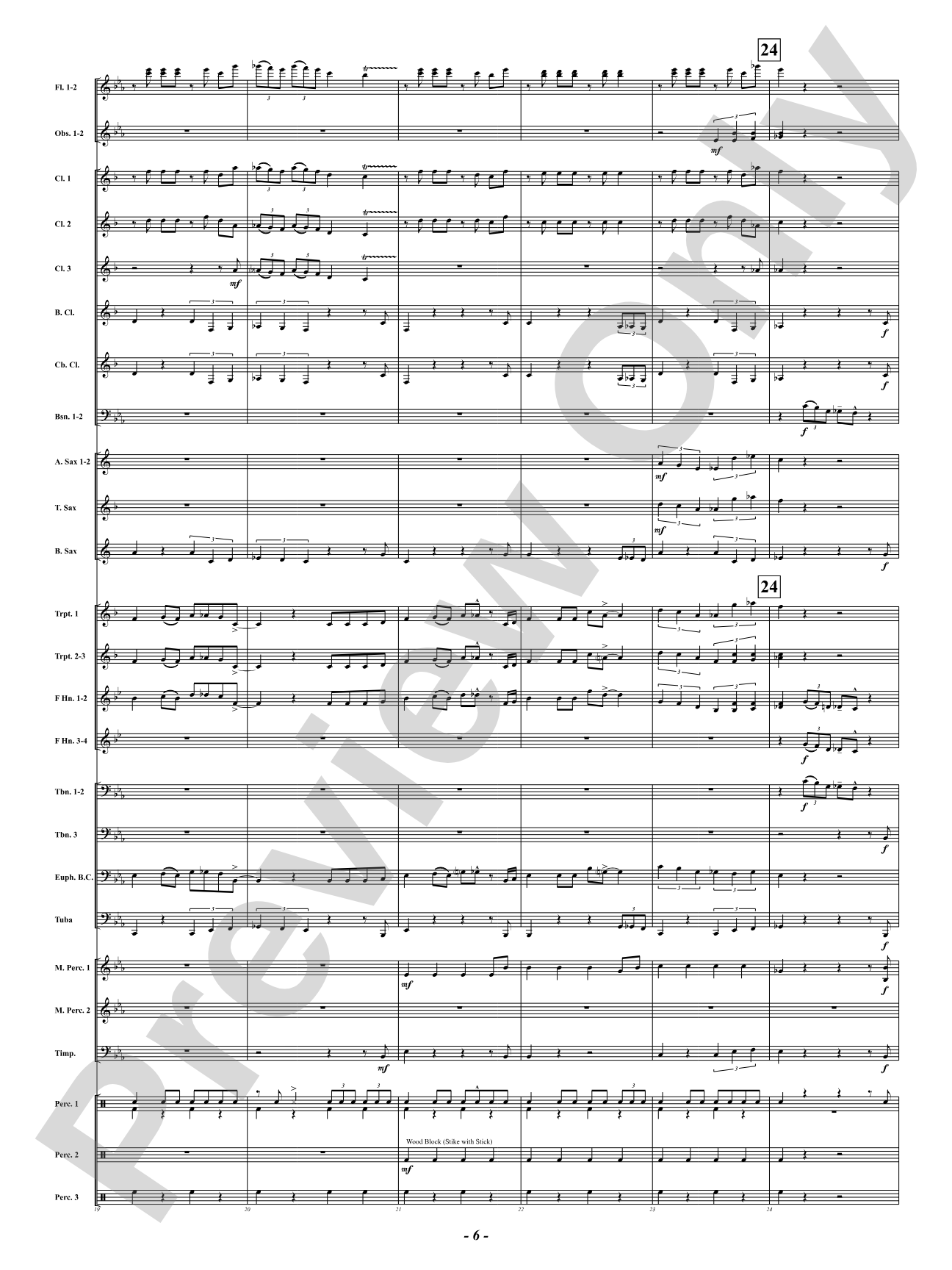 Mississippi Blue: Concert Band Conductor Score & Parts
