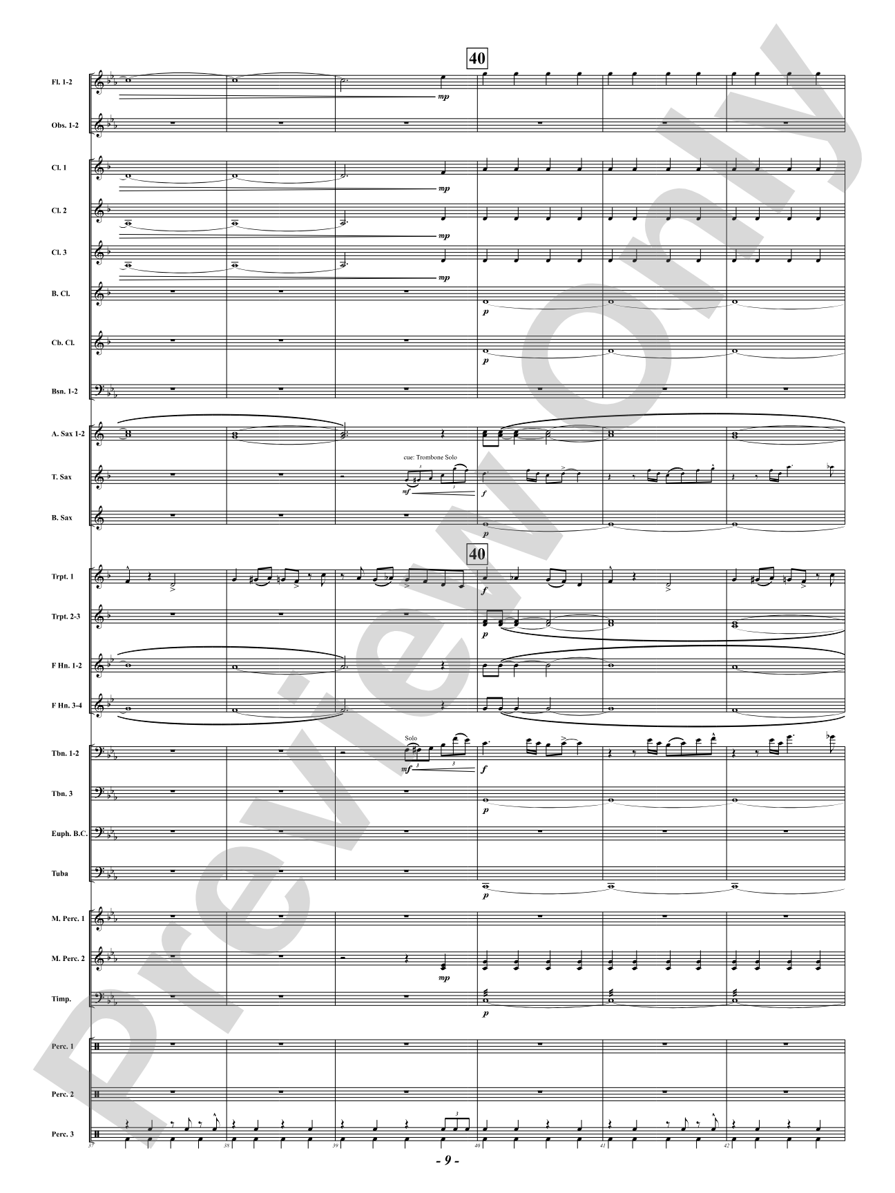 Mississippi Blue: Concert Band Conductor Score & Parts