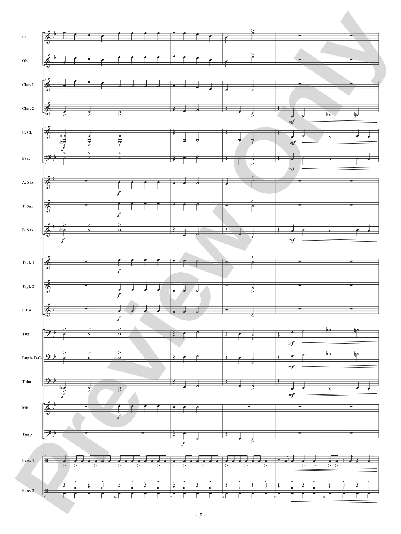 Jingle Jolly Jangle: Concert Band Conductor Score & Parts