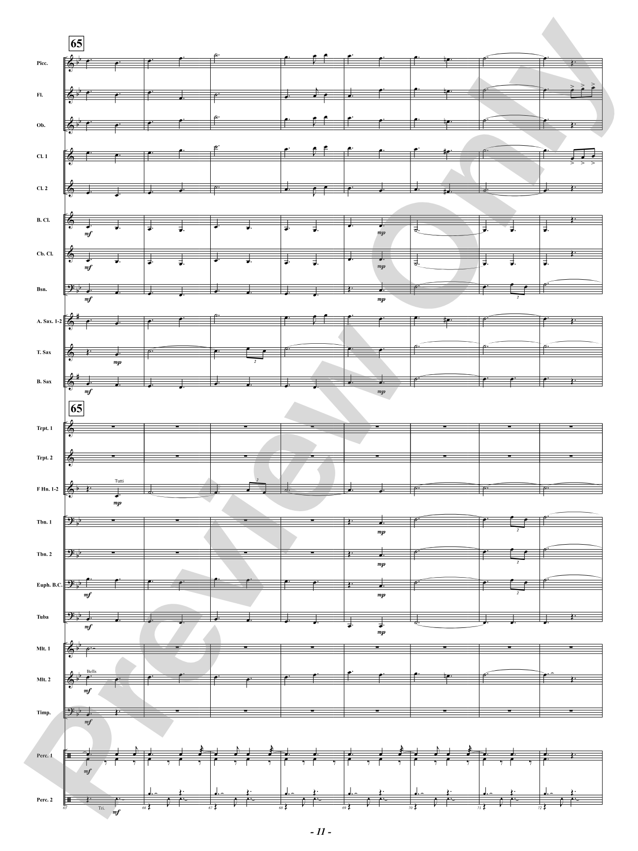 When Grace Shines Brightly - ("Amazing Grace"): Concert Band Conductor Score & Parts