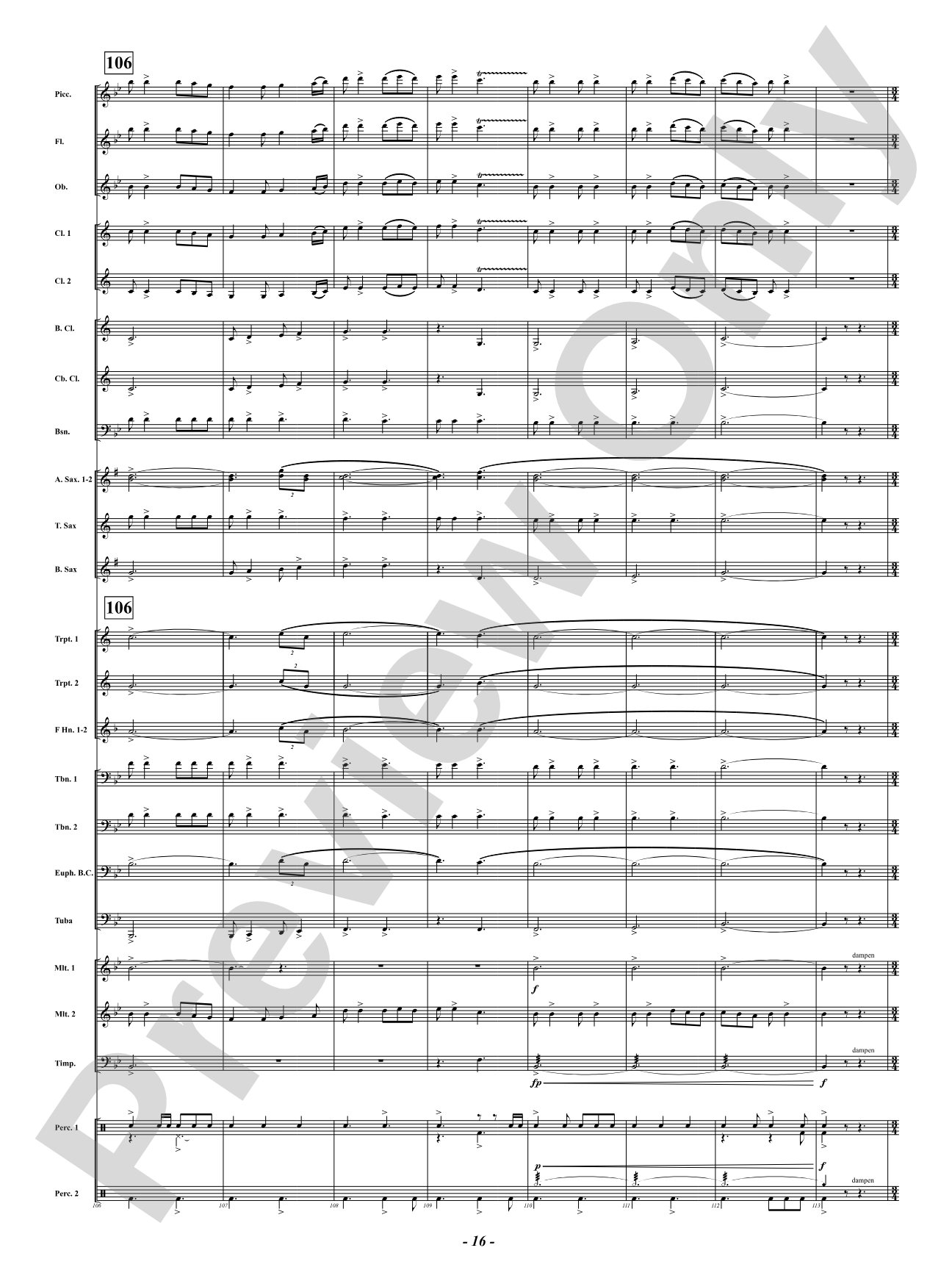 When Grace Shines Brightly - ("Amazing Grace"): Concert Band Conductor Score & Parts
