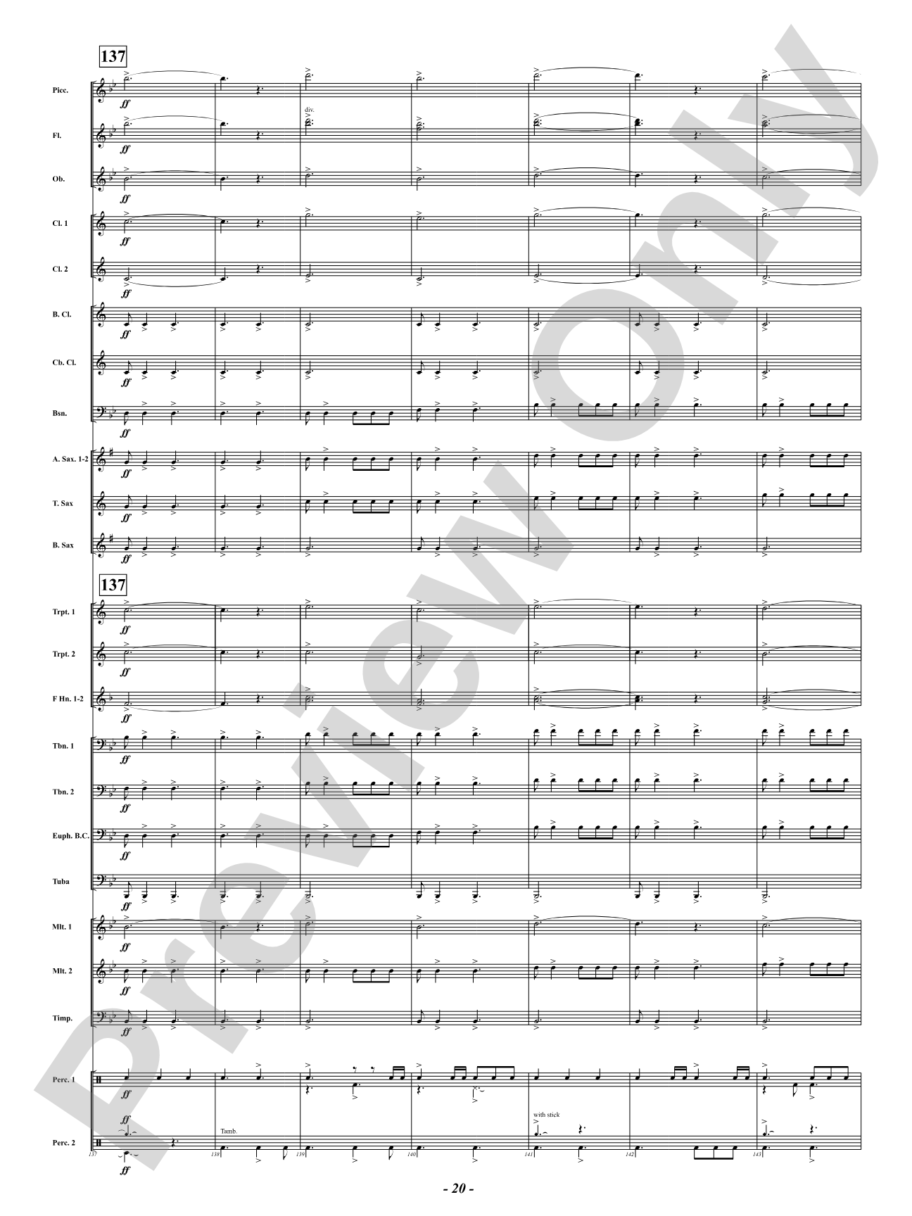 When Grace Shines Brightly - ("Amazing Grace"): Concert Band Conductor Score & Parts