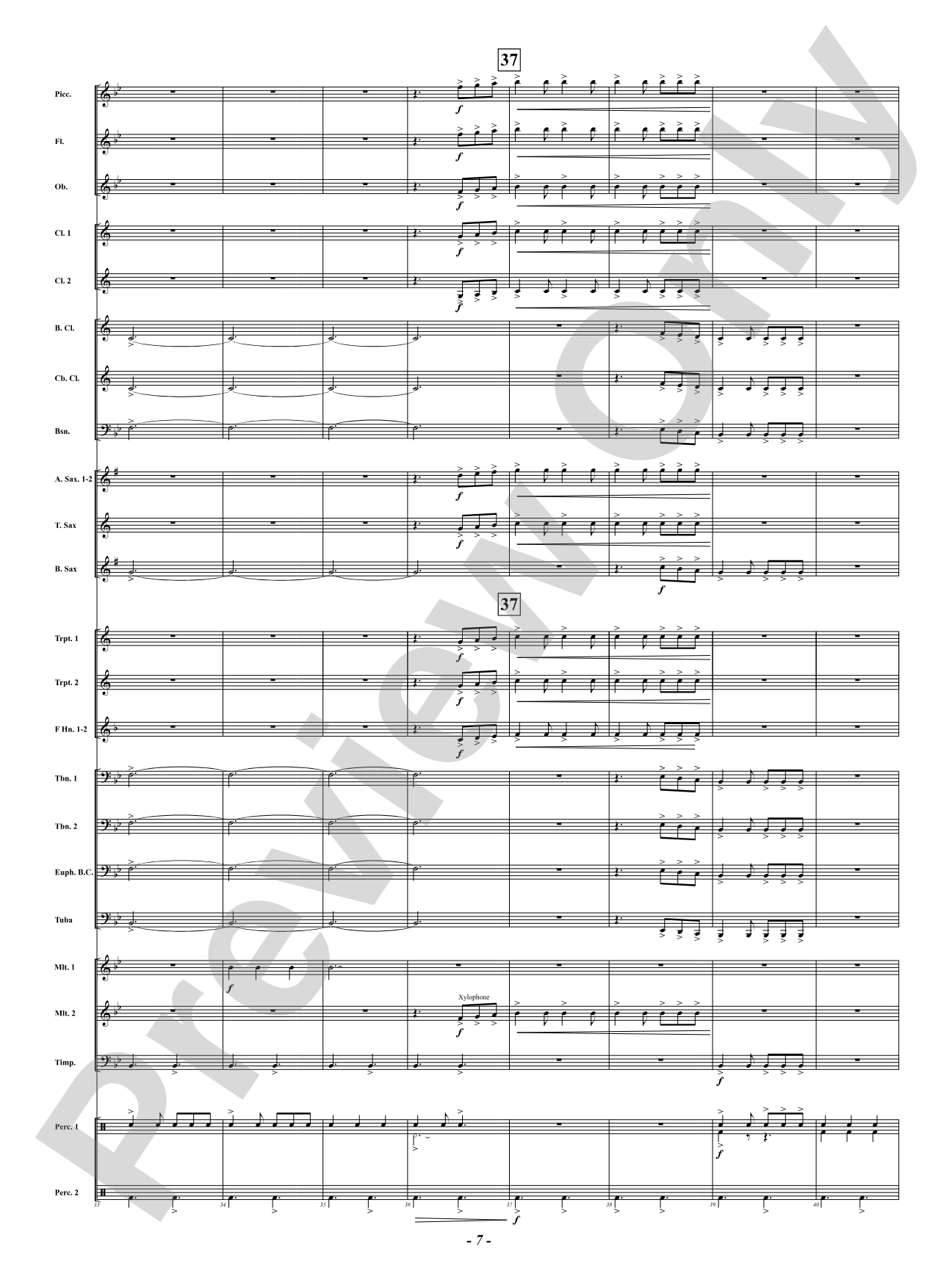 When Grace Shines Brightly - ("Amazing Grace"): Concert Band Conductor Score & Parts