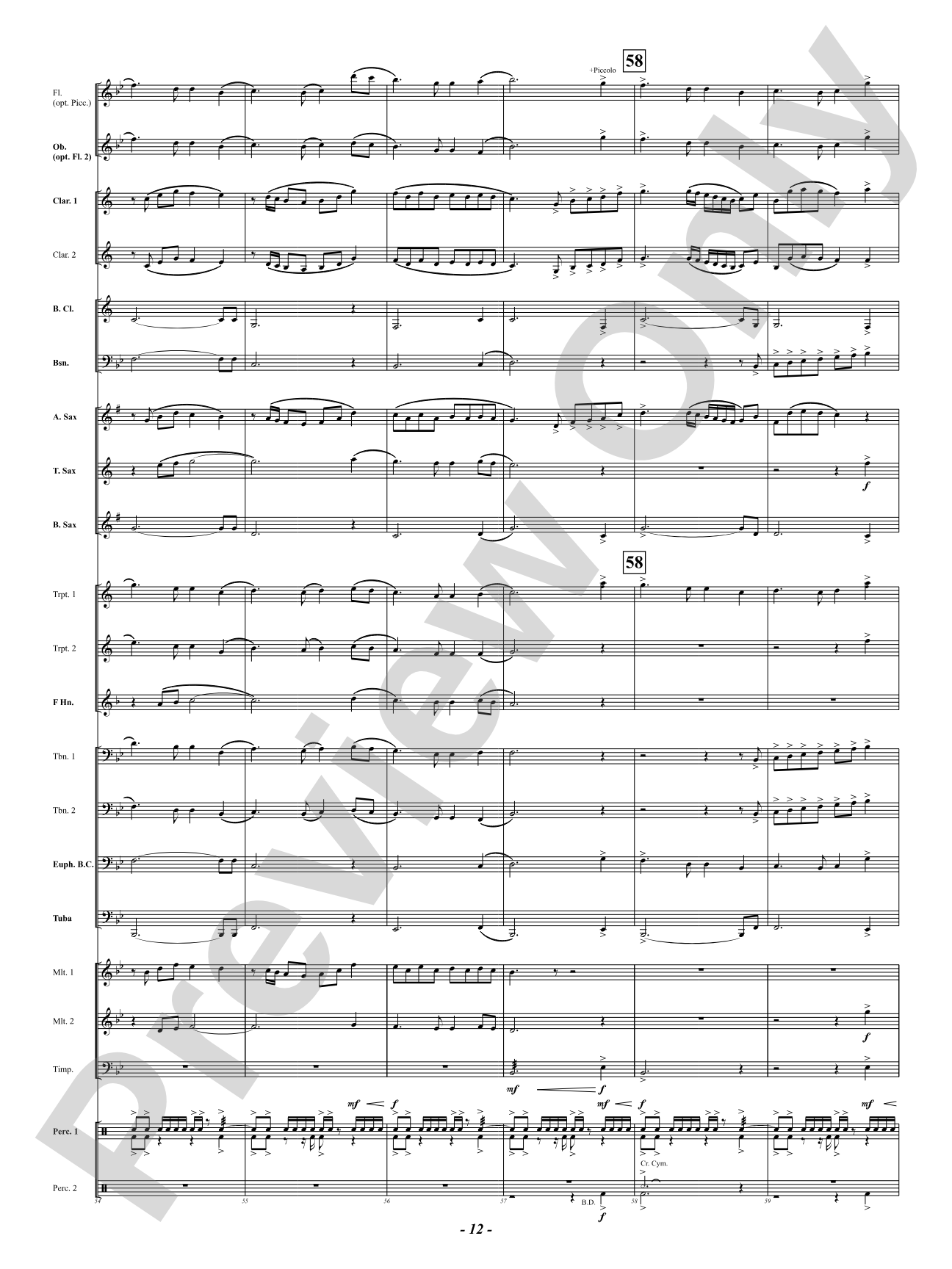 For the Sake of Old Times ("Auld Lang Syne"): Score