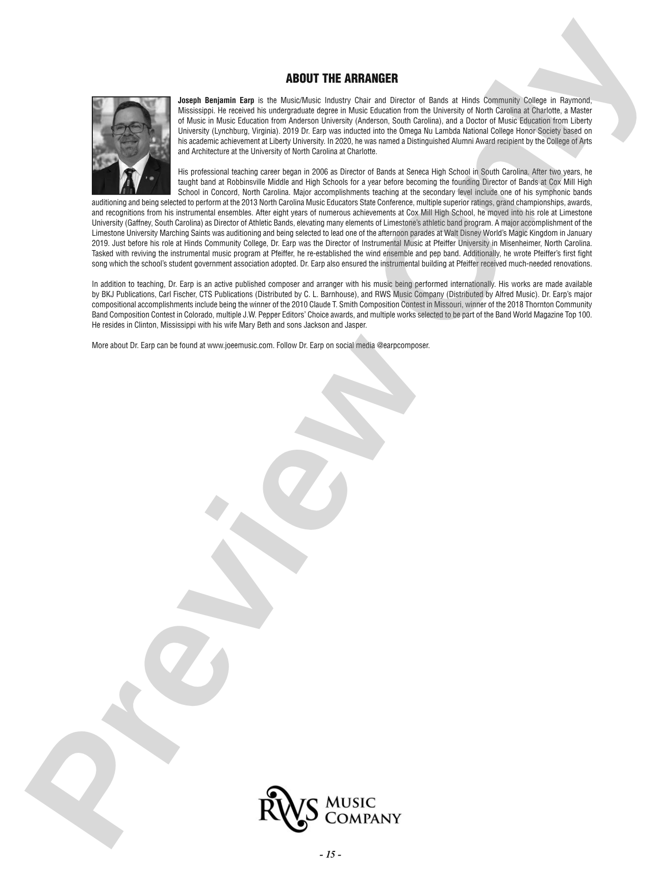 For the Sake of Old Times ("Auld Lang Syne"): Score