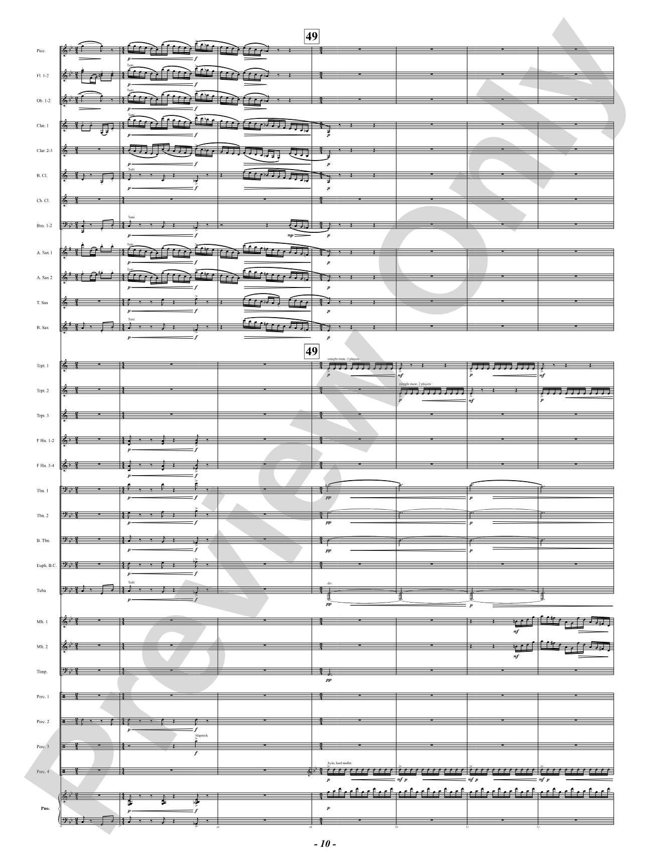 Luminosities: Concert Band Conductor Score & Parts