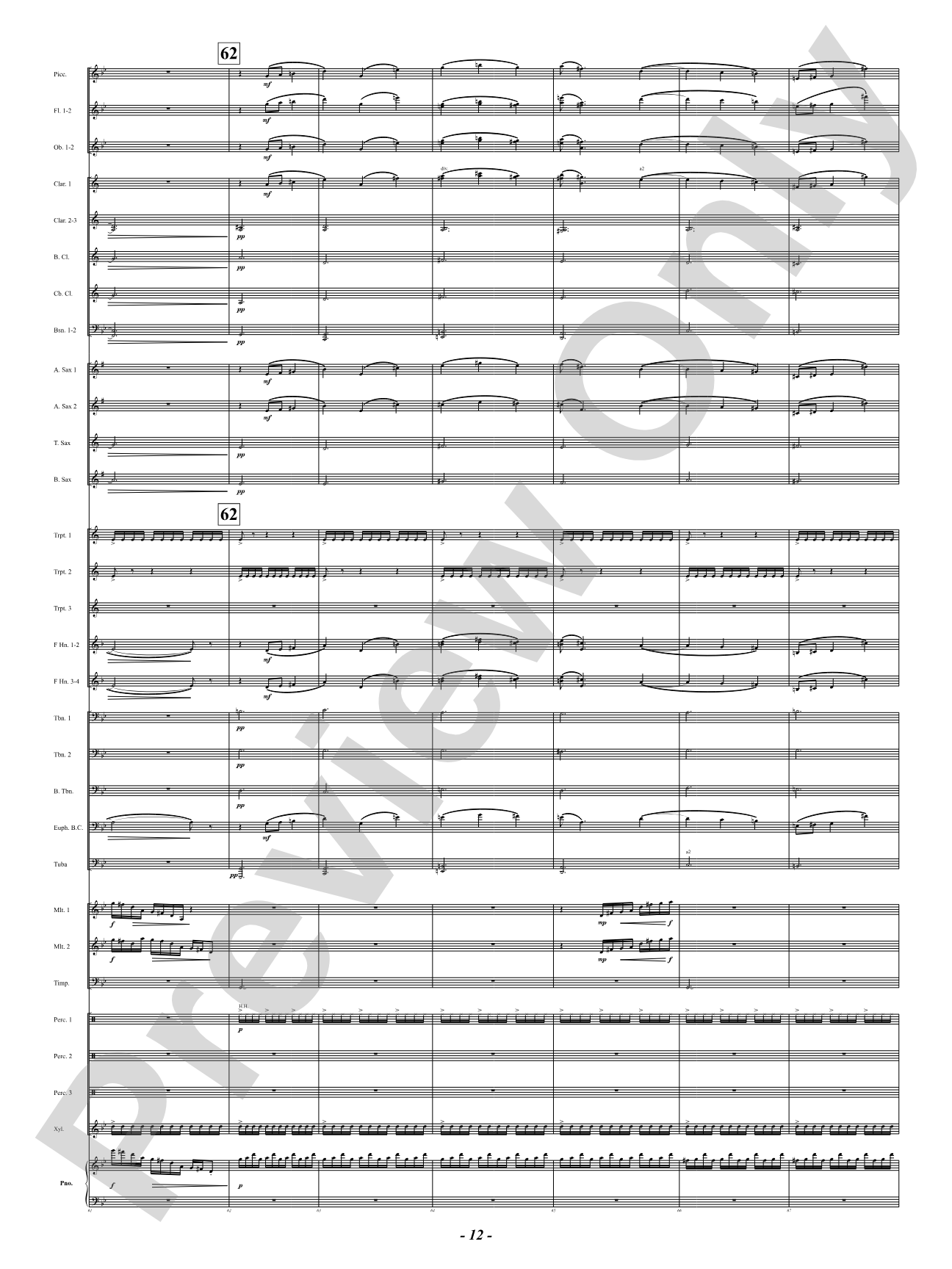 Luminosities: Concert Band Conductor Score & Parts