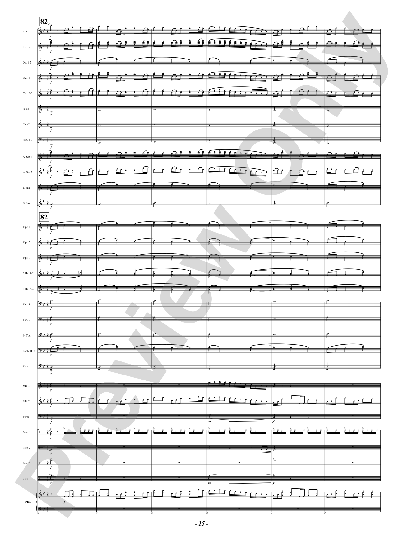 Luminosities: Concert Band Conductor Score & Parts