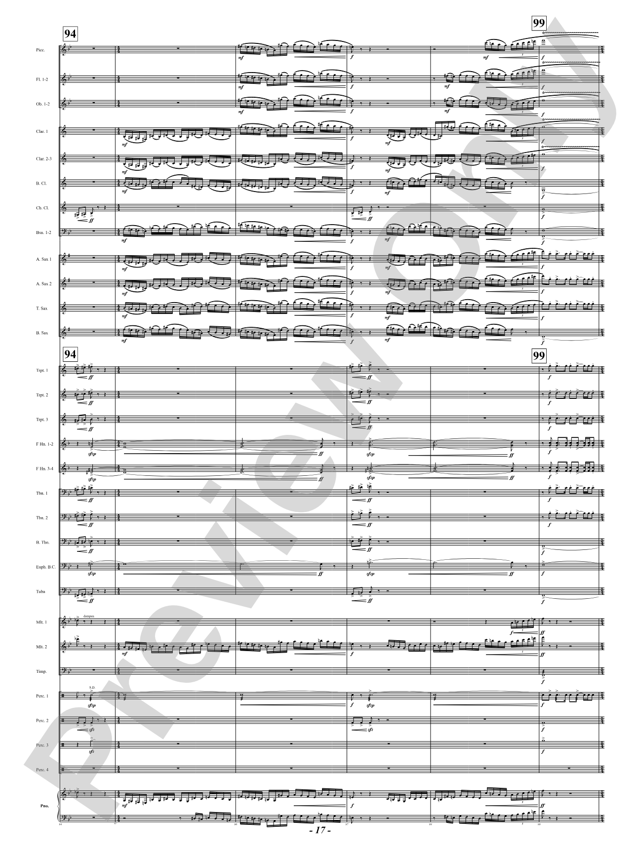 Luminosities: Concert Band Conductor Score & Parts