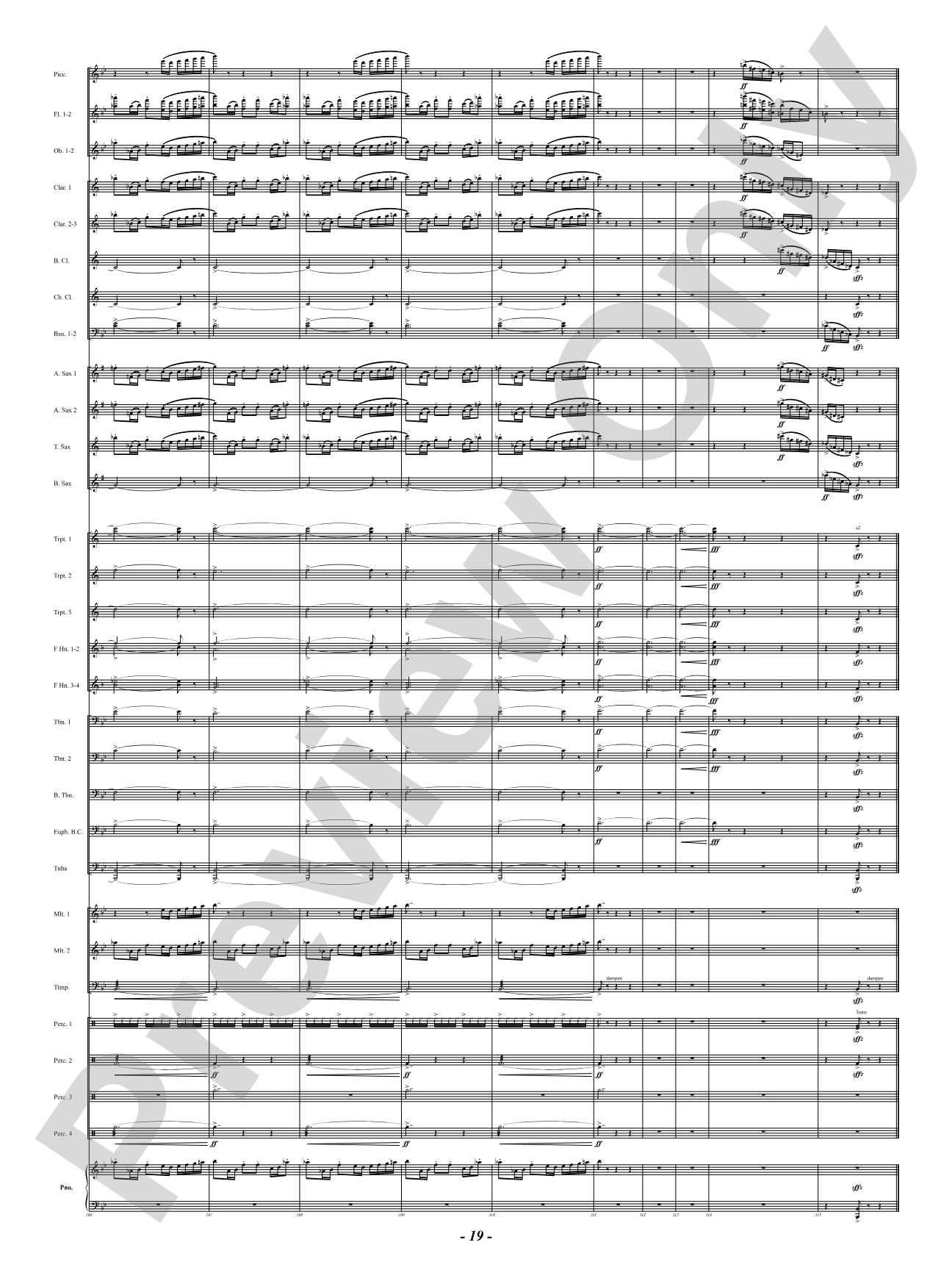 Luminosities: Concert Band Conductor Score & Parts