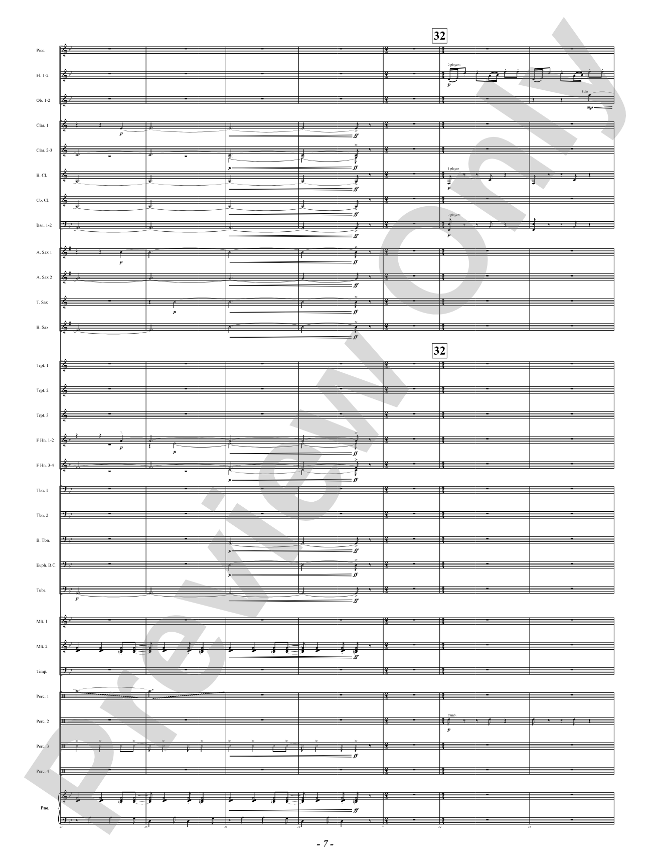Luminosities: Concert Band Conductor Score & Parts