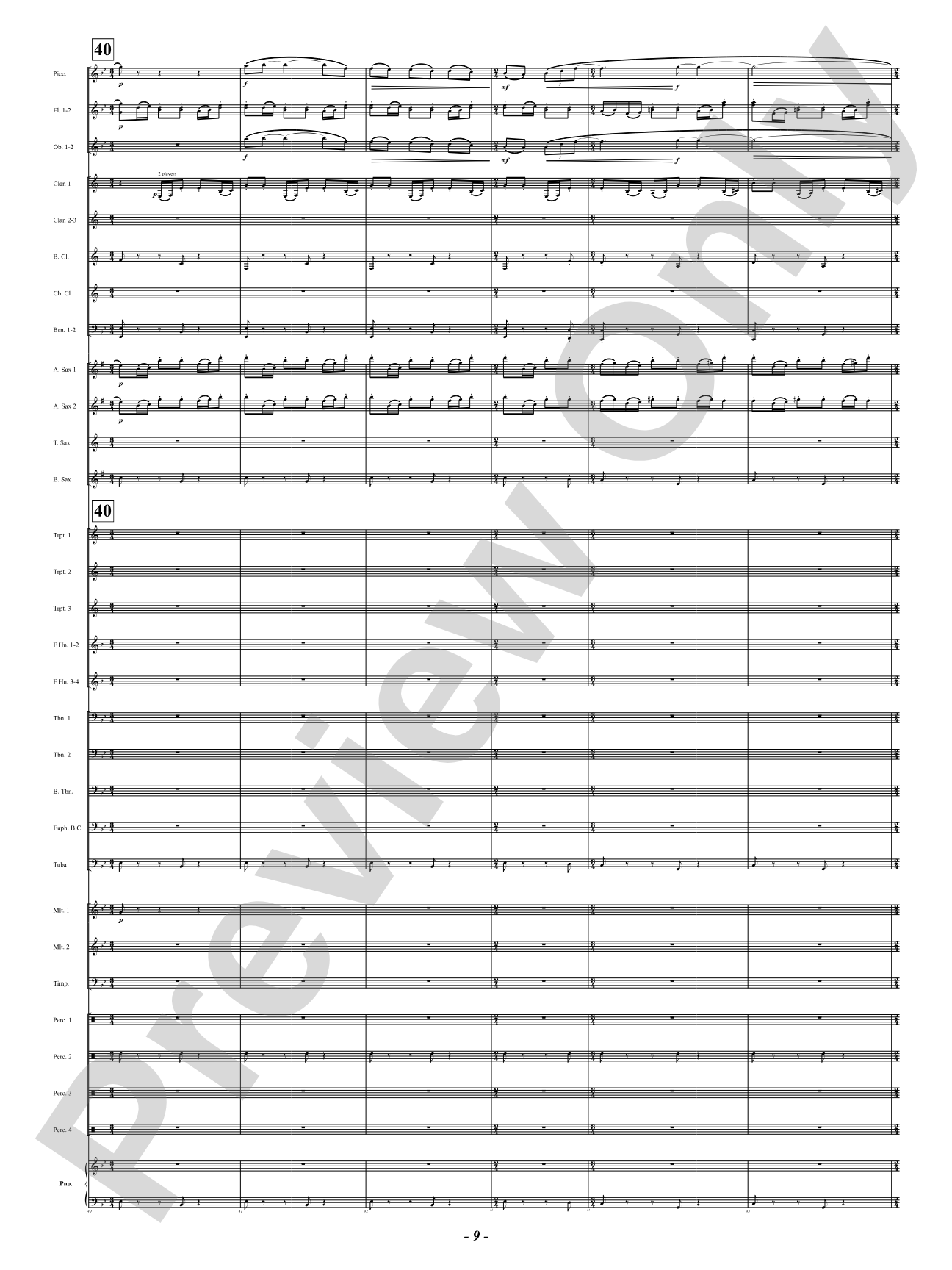 Luminosities: Concert Band Conductor Score & Parts
