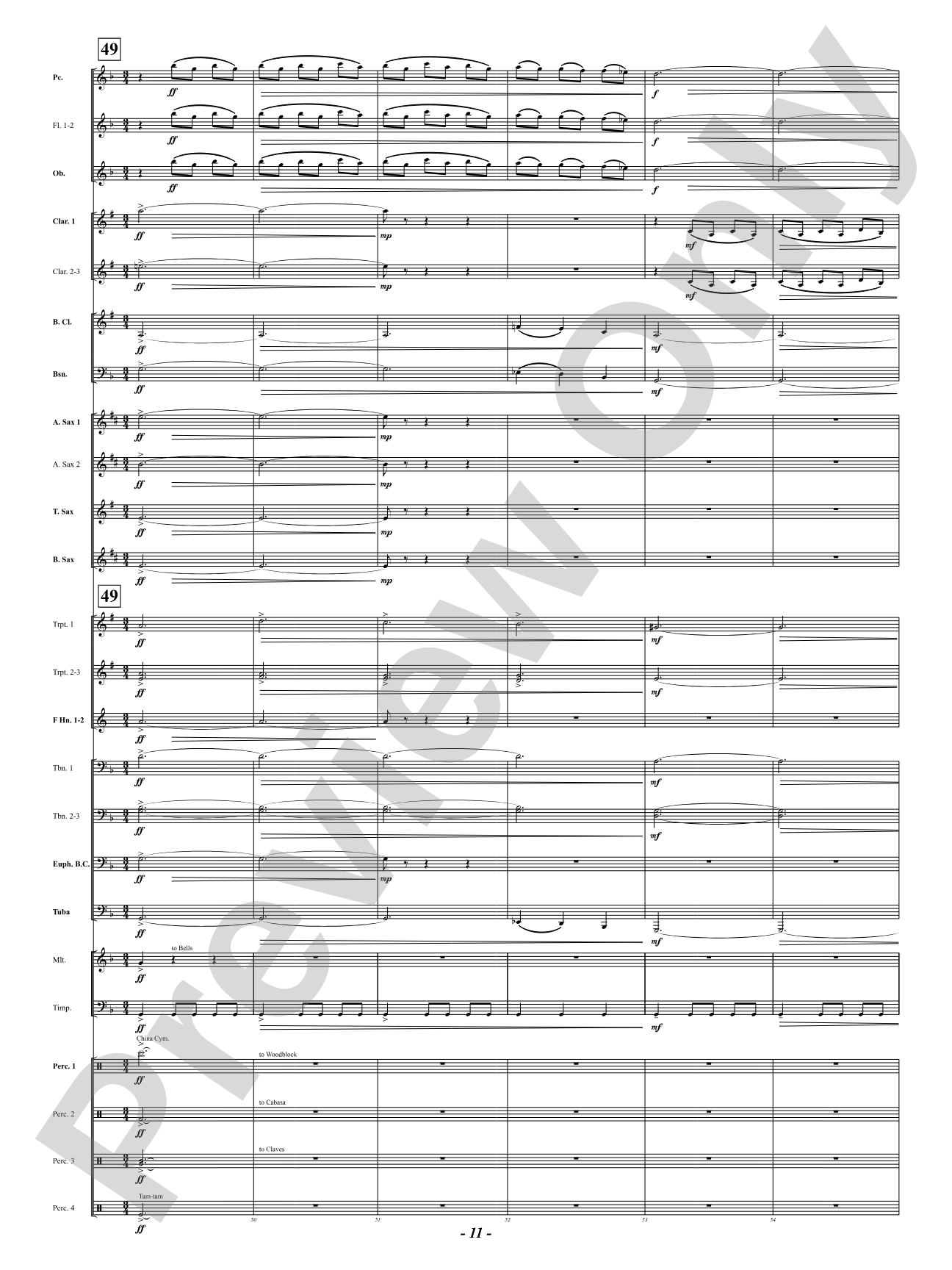 Prophetic Dances: Concert Band Conductor Score & Parts