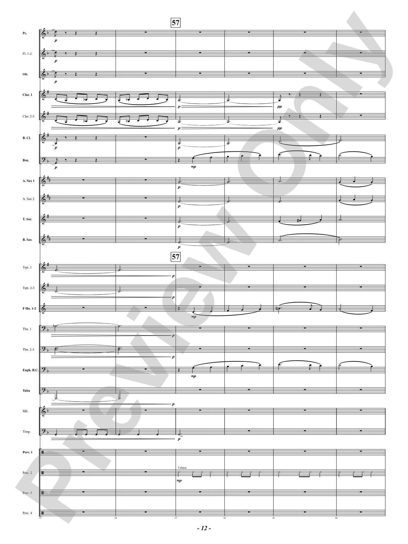Prophetic Dances: Concert Band Conductor Score & Parts