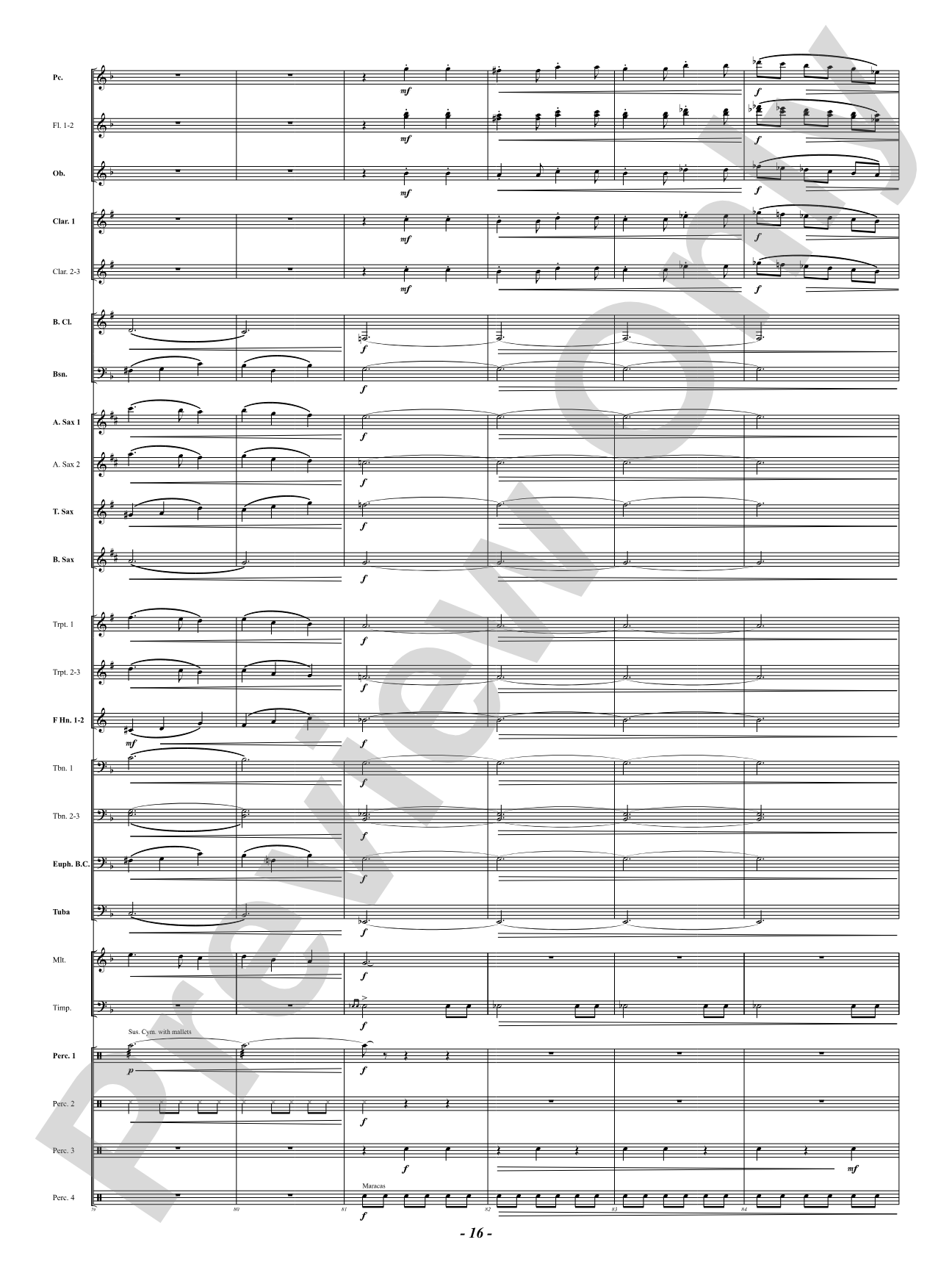 Prophetic Dances: Concert Band Conductor Score & Parts