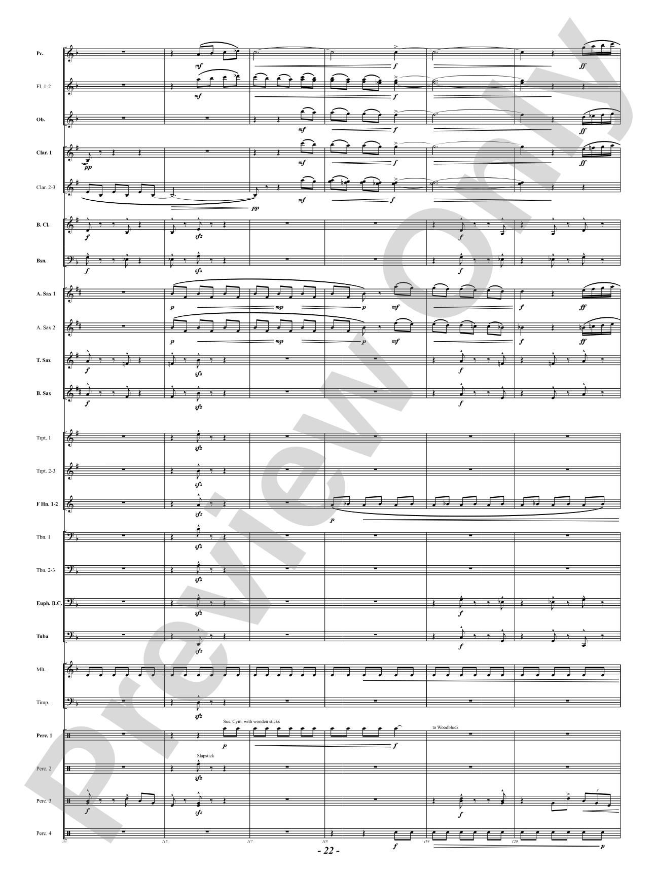 Prophetic Dances: Concert Band Conductor Score & Parts
