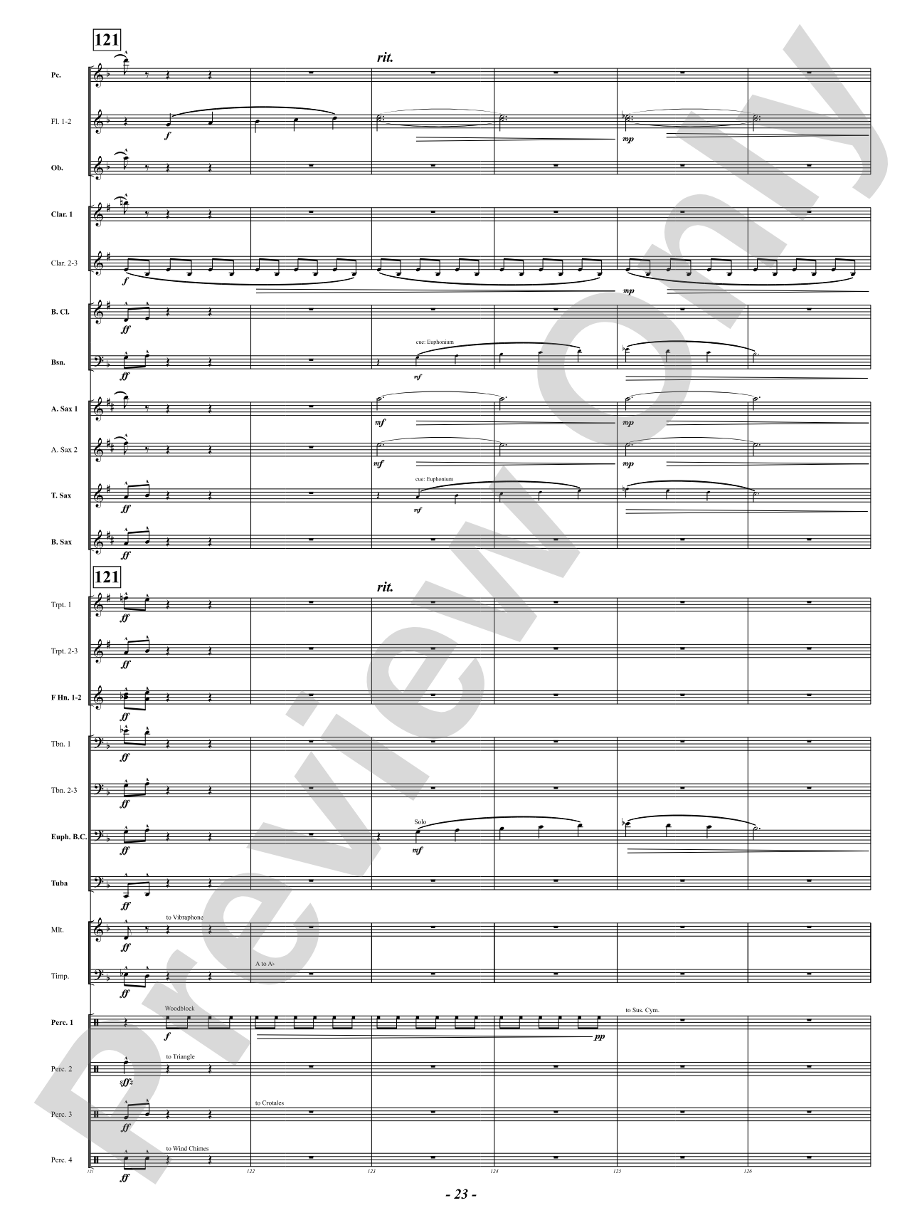 Prophetic Dances: Concert Band Conductor Score & Parts
