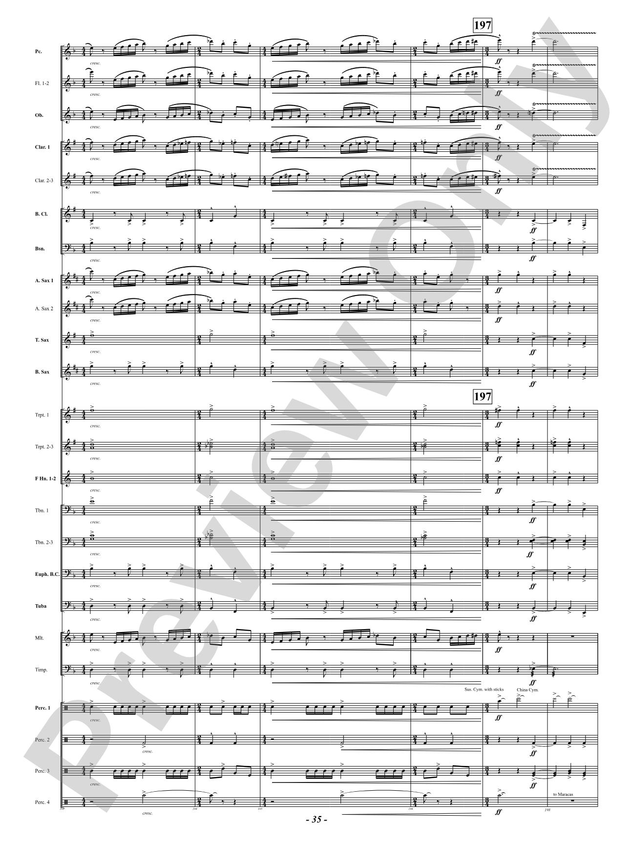 Prophetic Dances: Concert Band Conductor Score & Parts