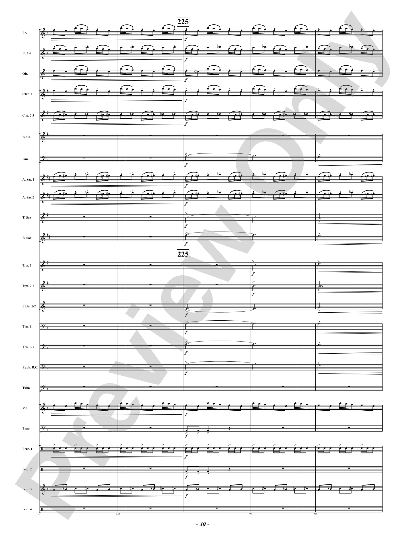 Prophetic Dances: Concert Band Conductor Score & Parts