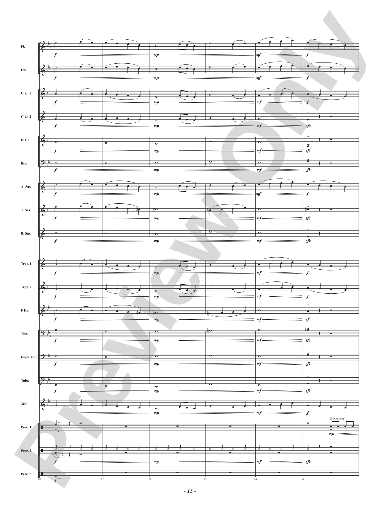 Jingle Jam: Concert Band Conductor Score & Parts