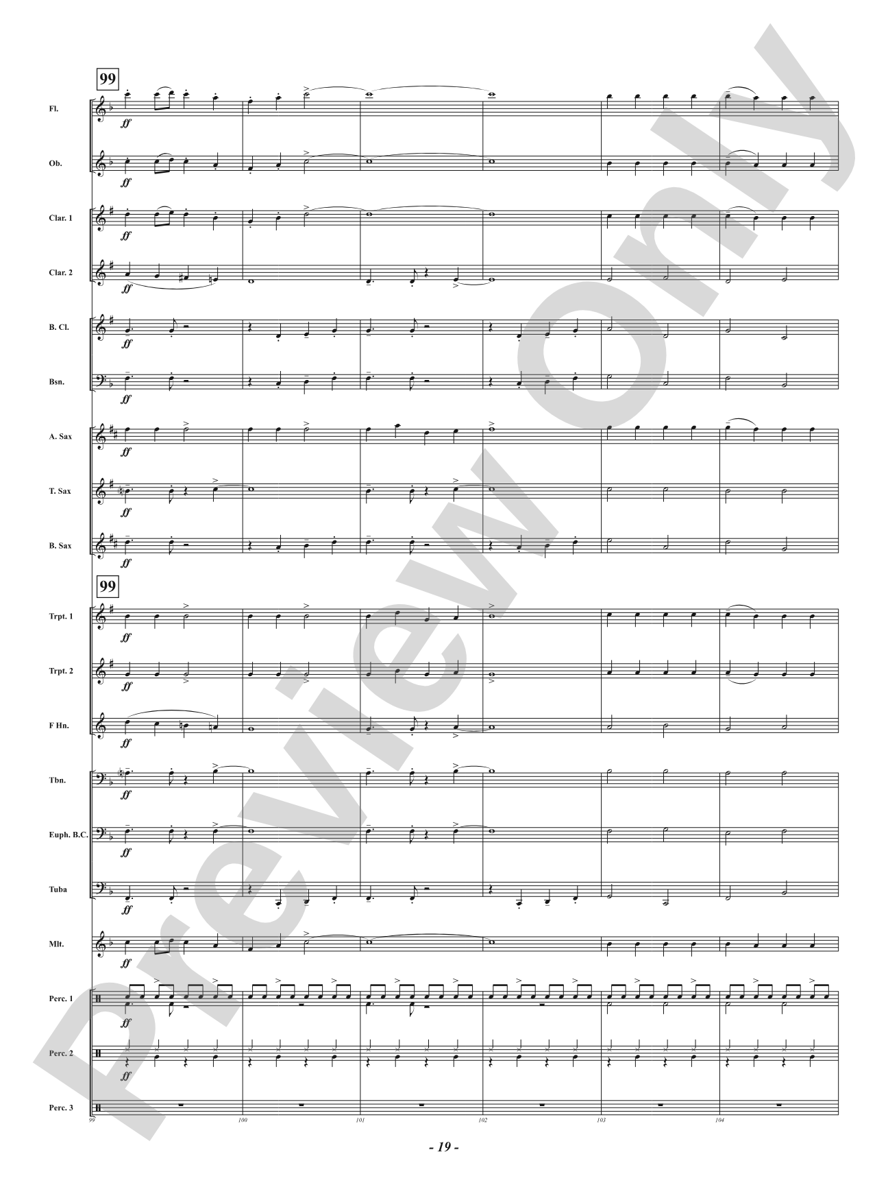 Jingle Jam: Concert Band Conductor Score & Parts