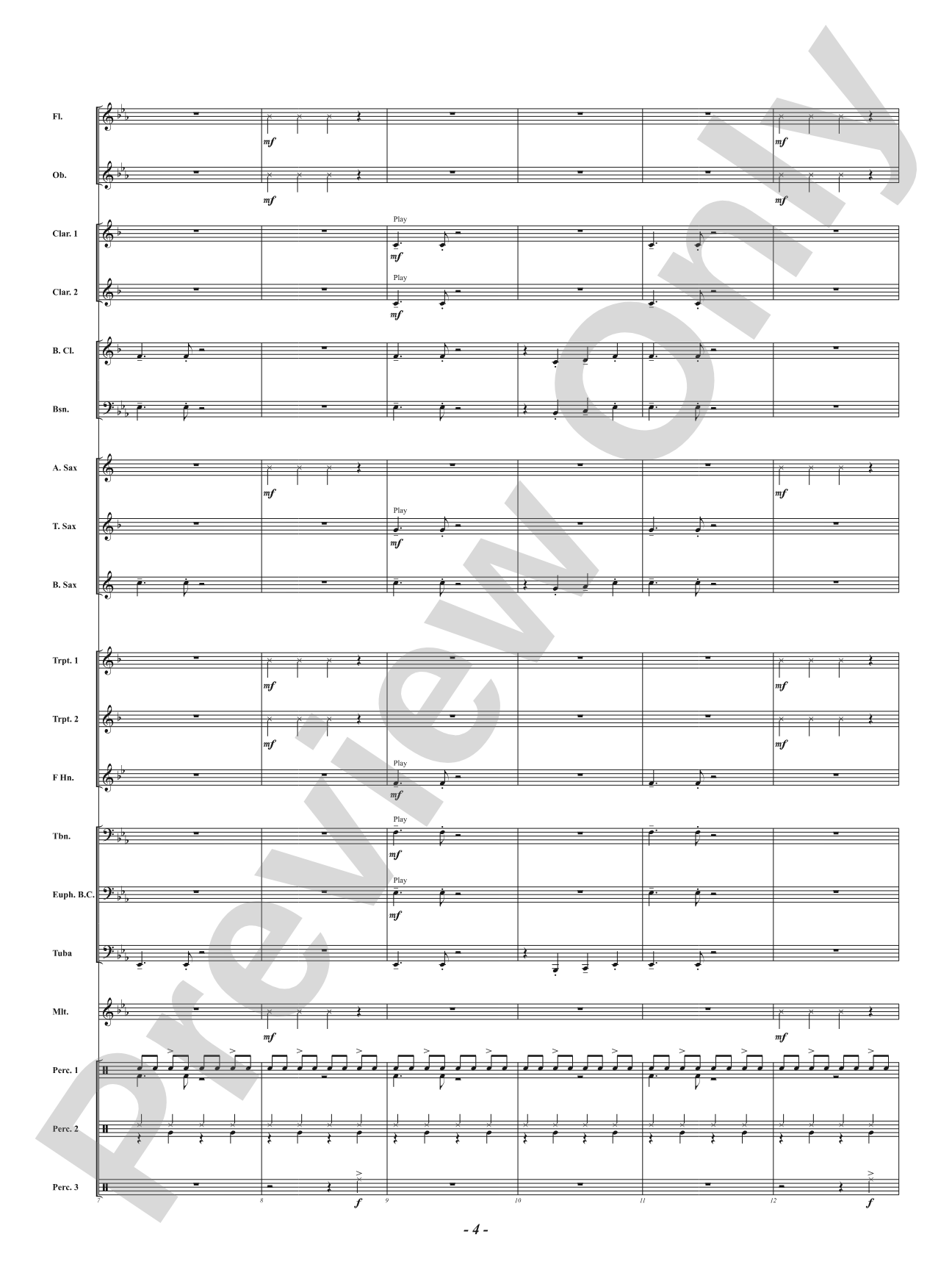 Jingle Jam: Concert Band Conductor Score & Parts