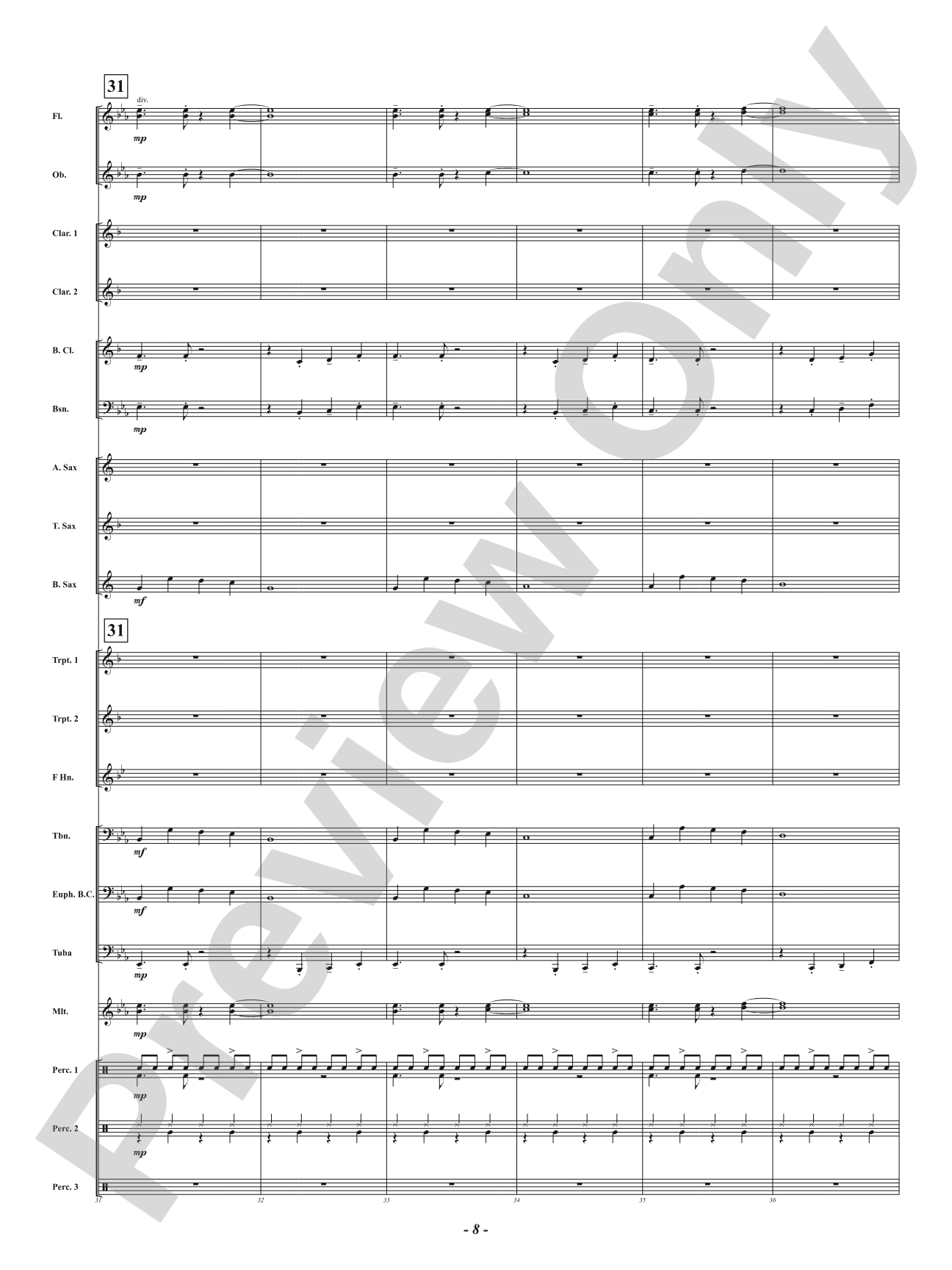 Jingle Jam: Concert Band Conductor Score & Parts