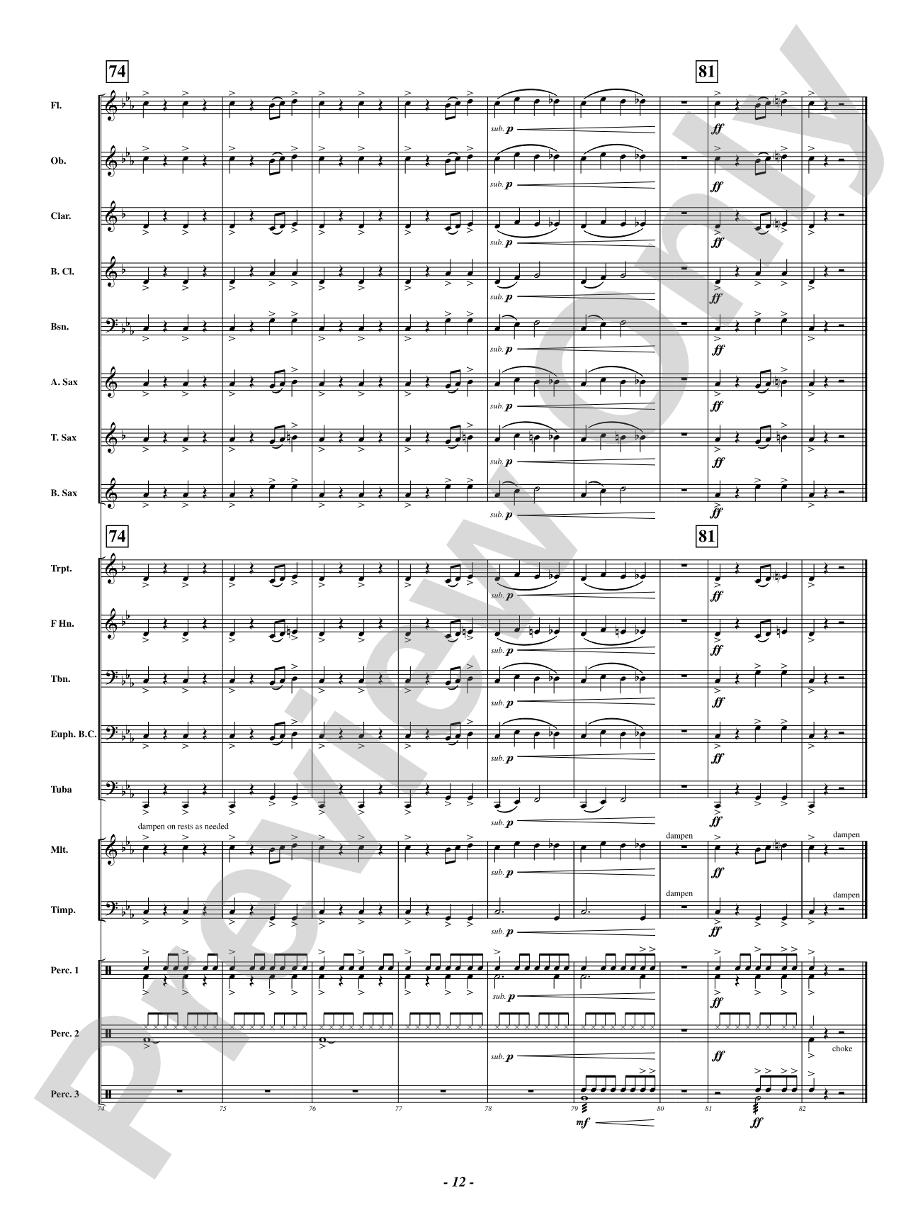 What Lurks in the Shadows: Concert Band Conductor Score & Parts