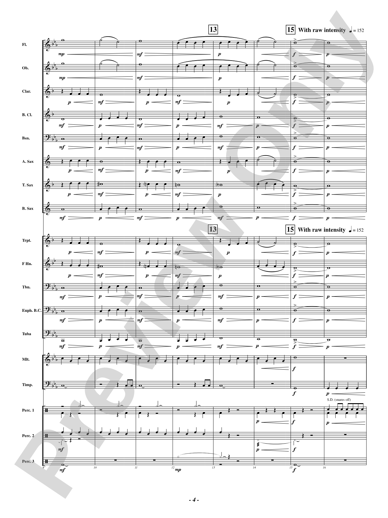 What Lurks in the Shadows: Concert Band Conductor Score & Parts