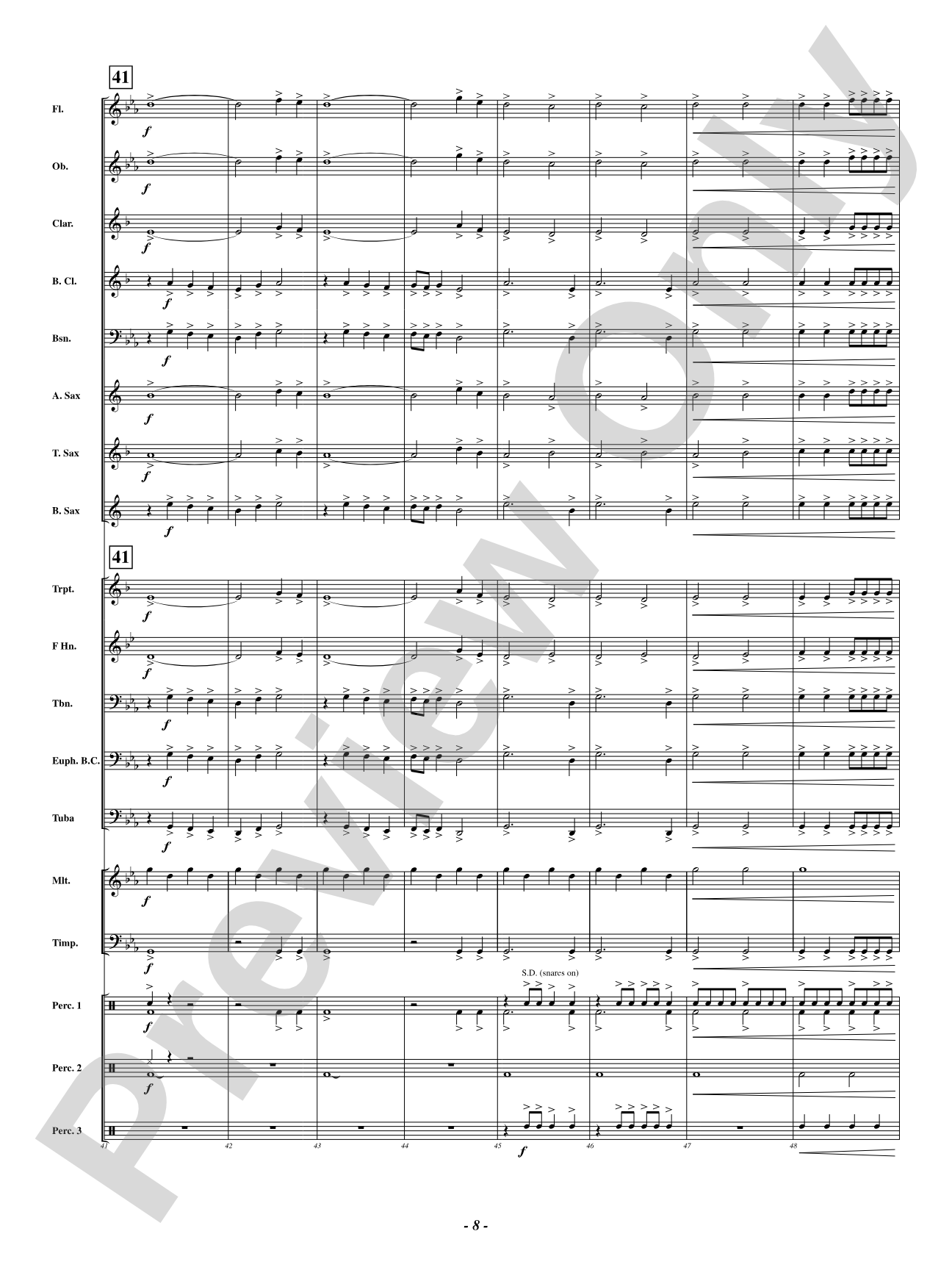 What Lurks in the Shadows: Concert Band Conductor Score & Parts