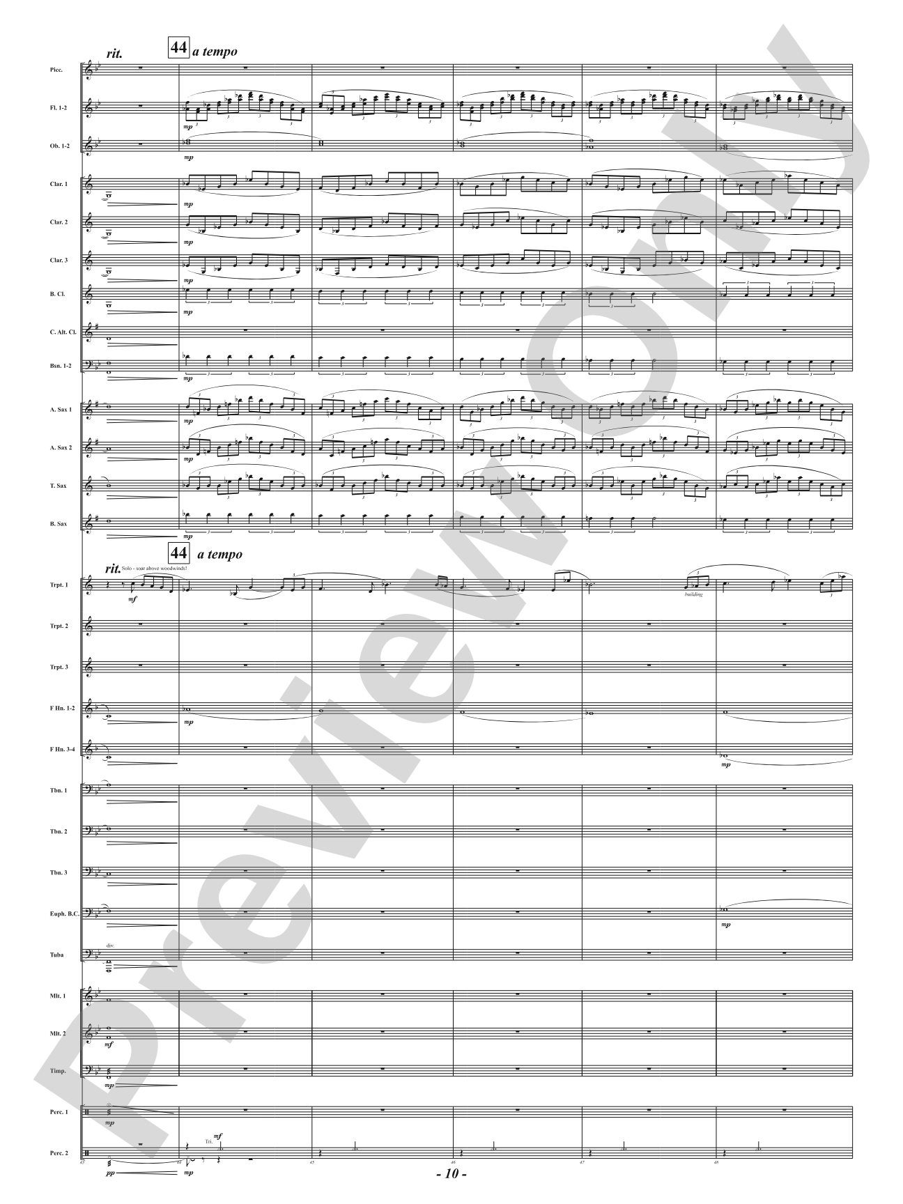 A Legacy of Hope: Score