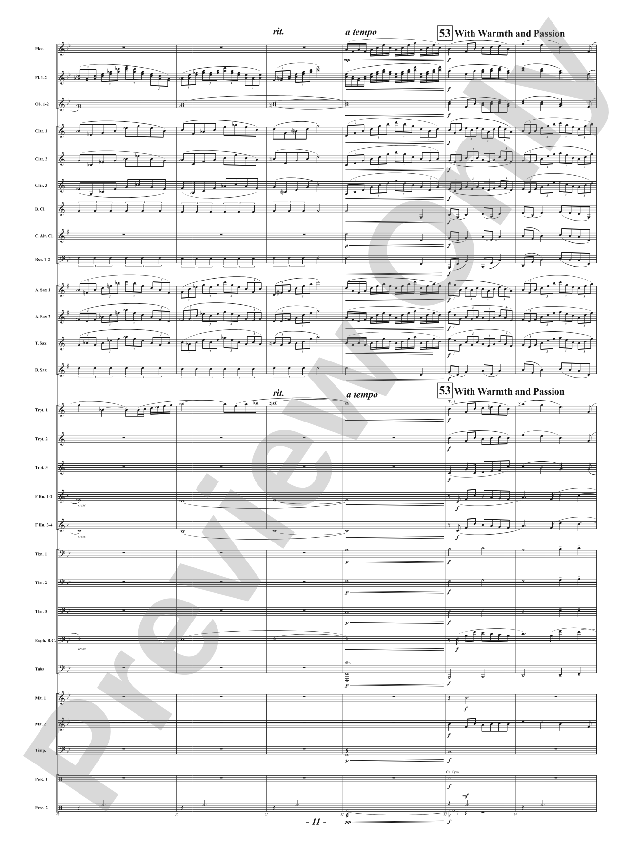 A Legacy of Hope: Score