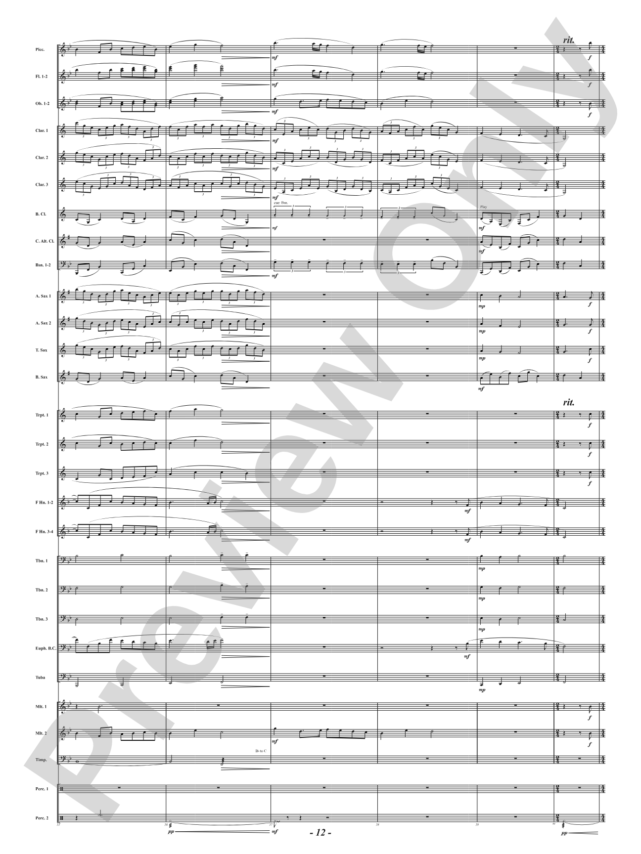 A Legacy of Hope: Score