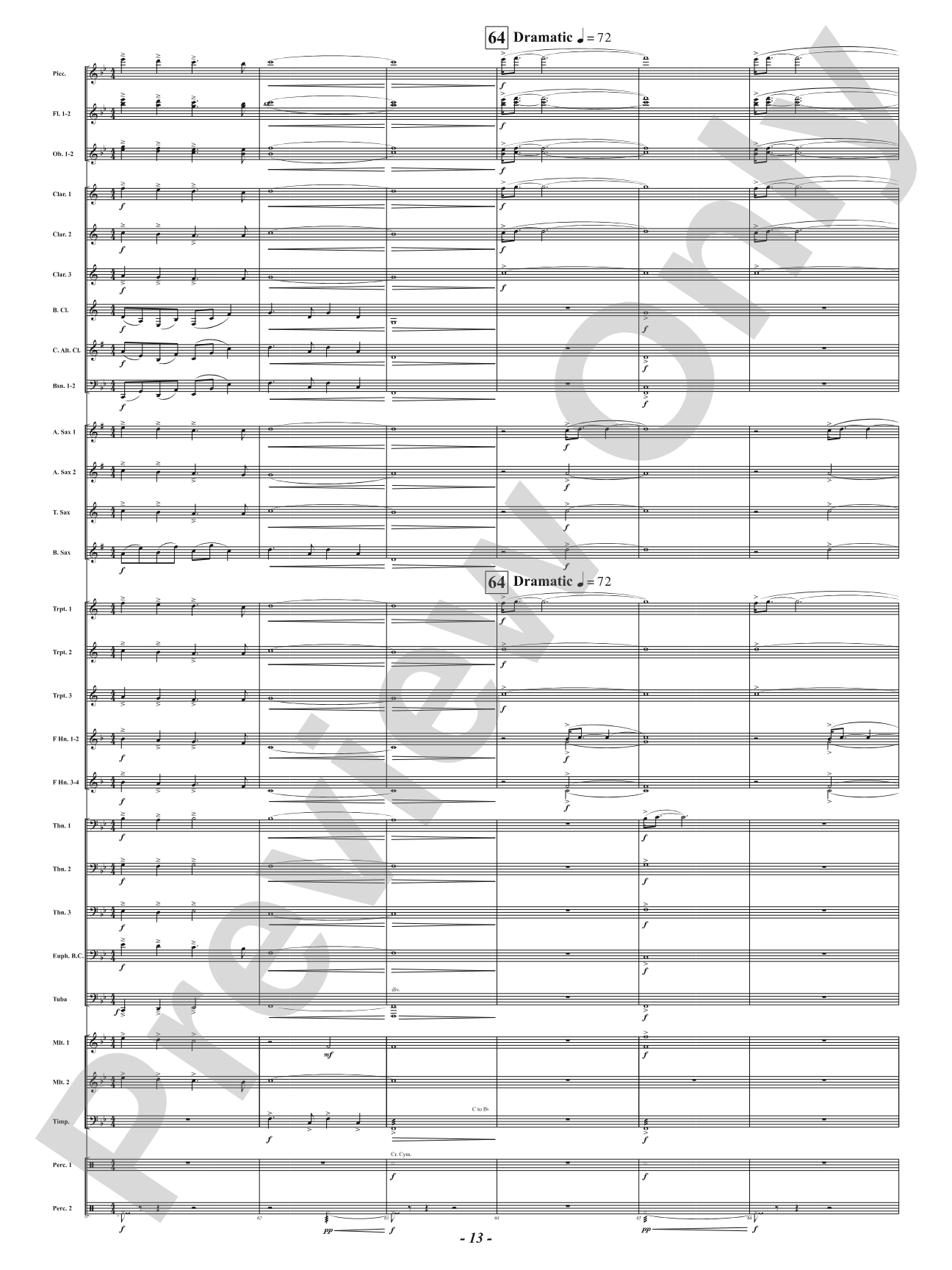 A Legacy of Hope: Score