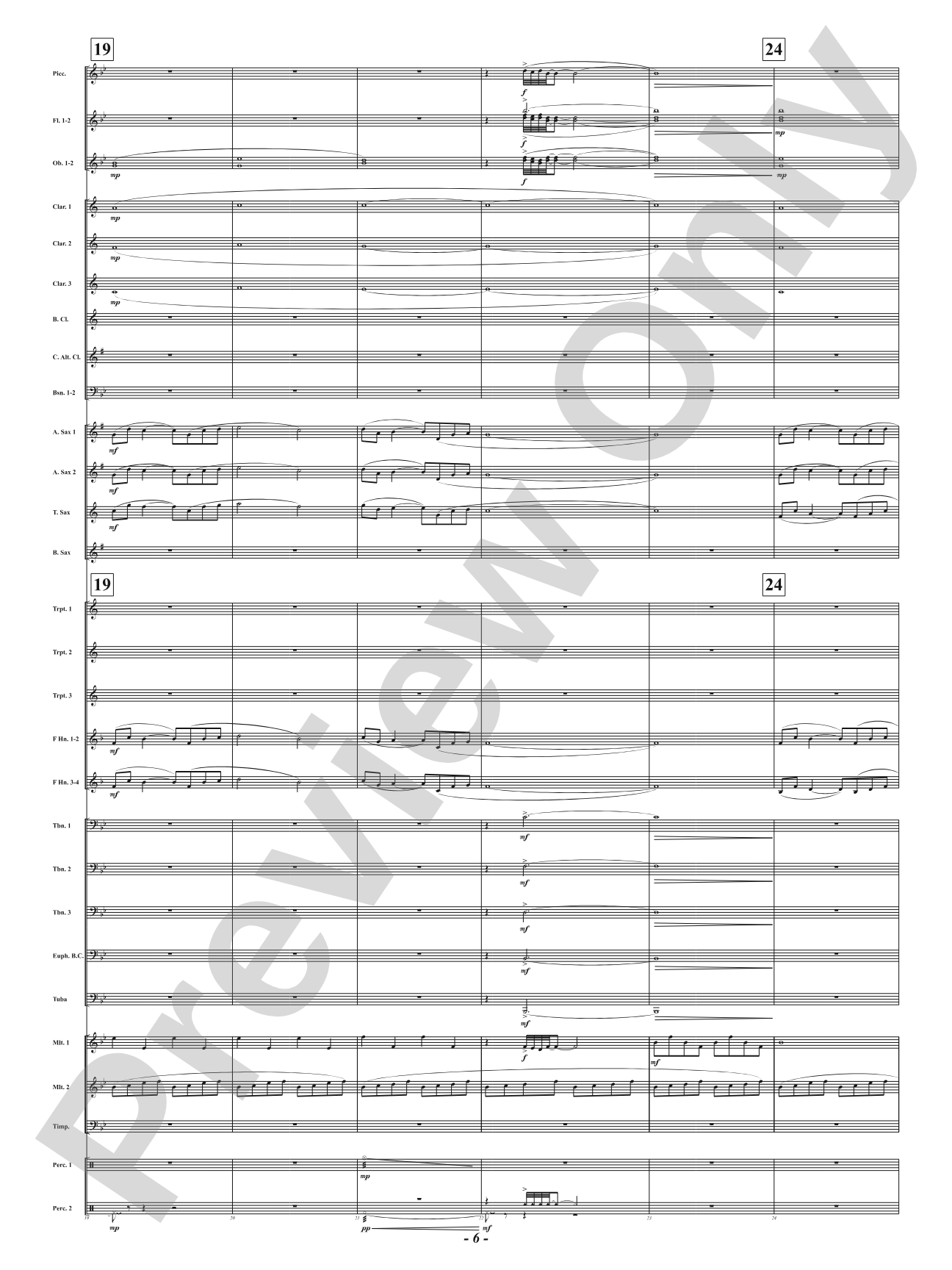 A Legacy of Hope: Score