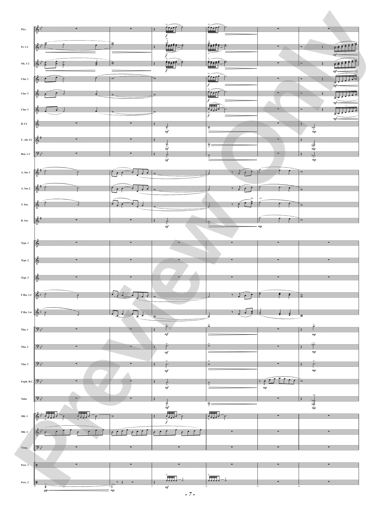 A Legacy of Hope: Score