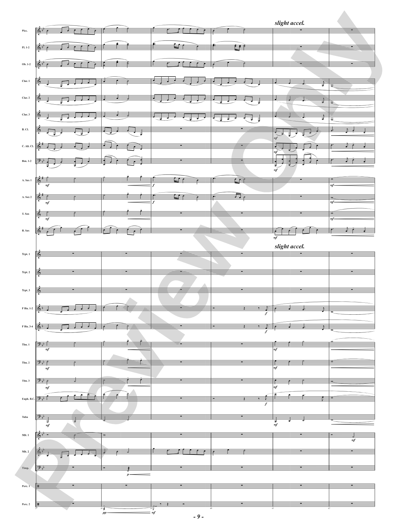 A Legacy of Hope: Score