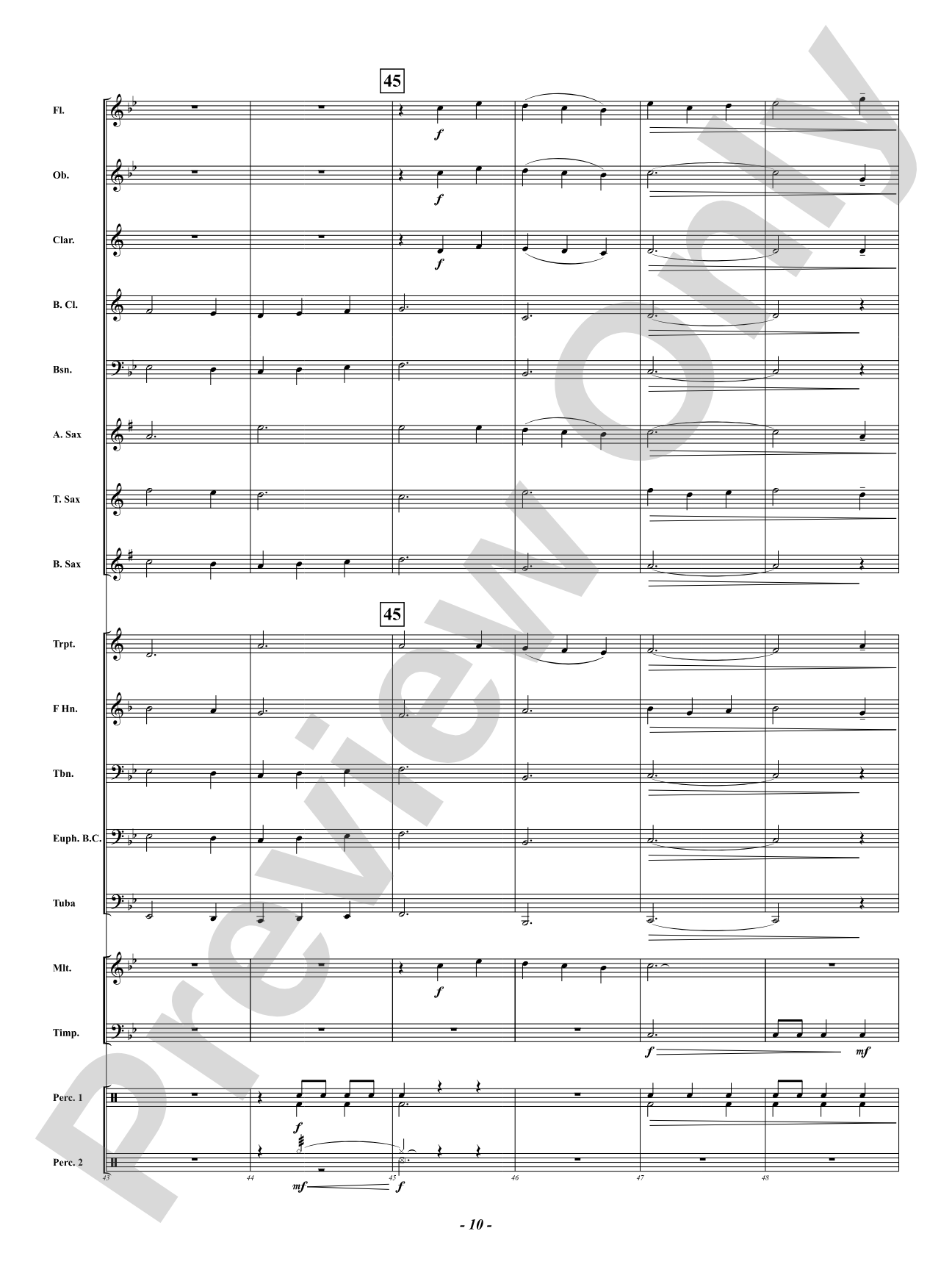 Treasure Map: Concert Band Conductor Score & Parts
