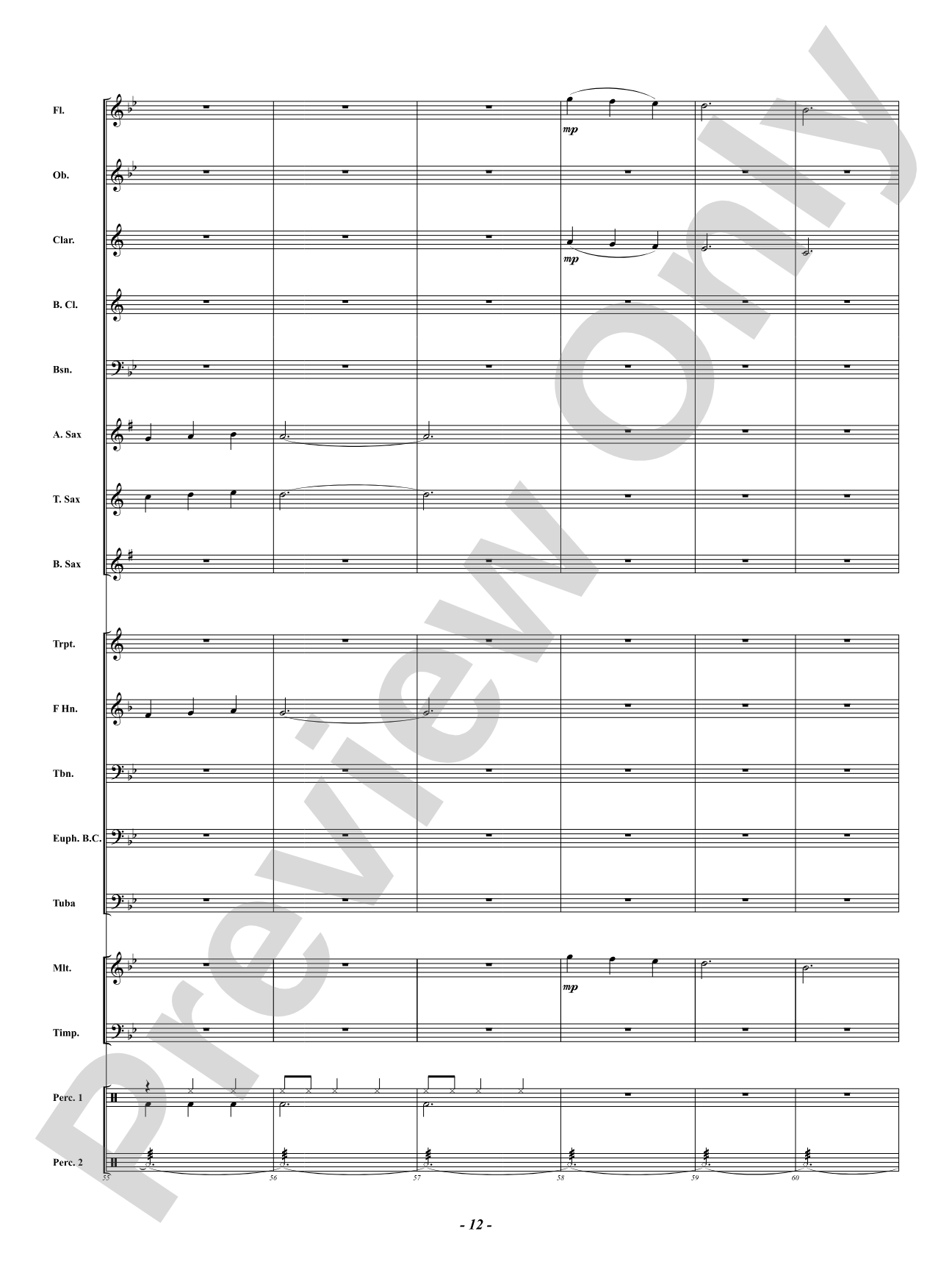 Treasure Map: Concert Band Conductor Score & Parts