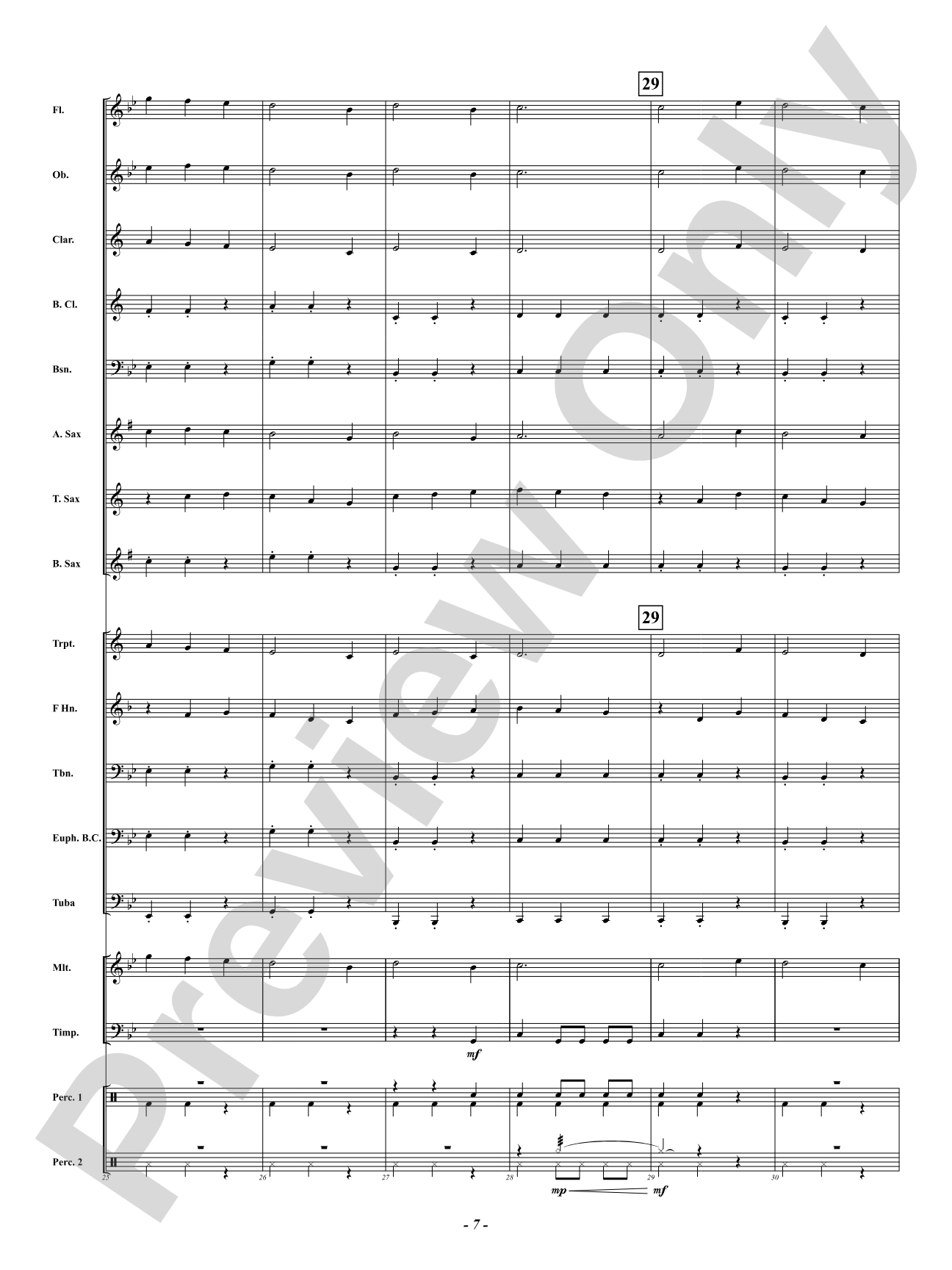 Treasure Map: Concert Band Conductor Score & Parts
